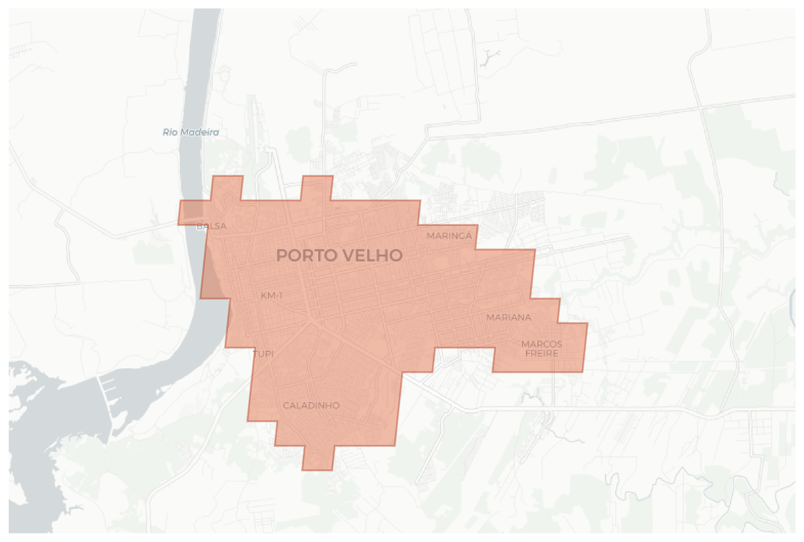 Porto Velho geographic map