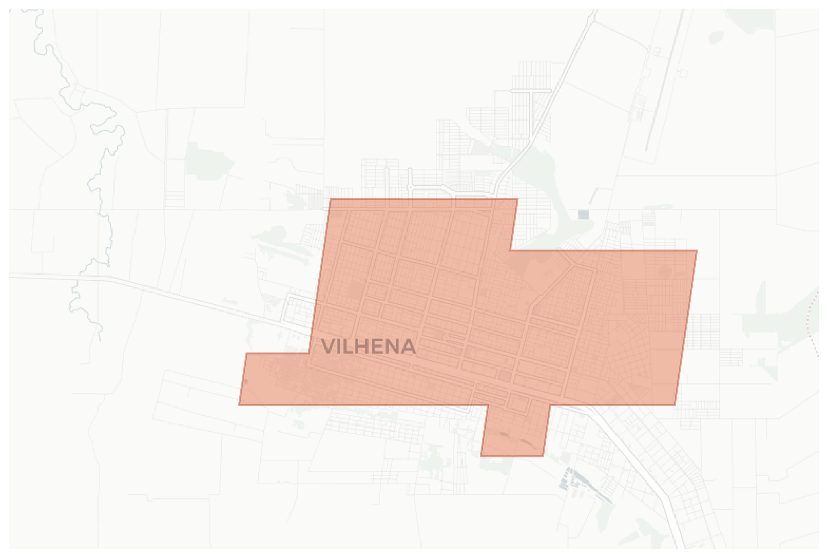 Vilhena geographic map