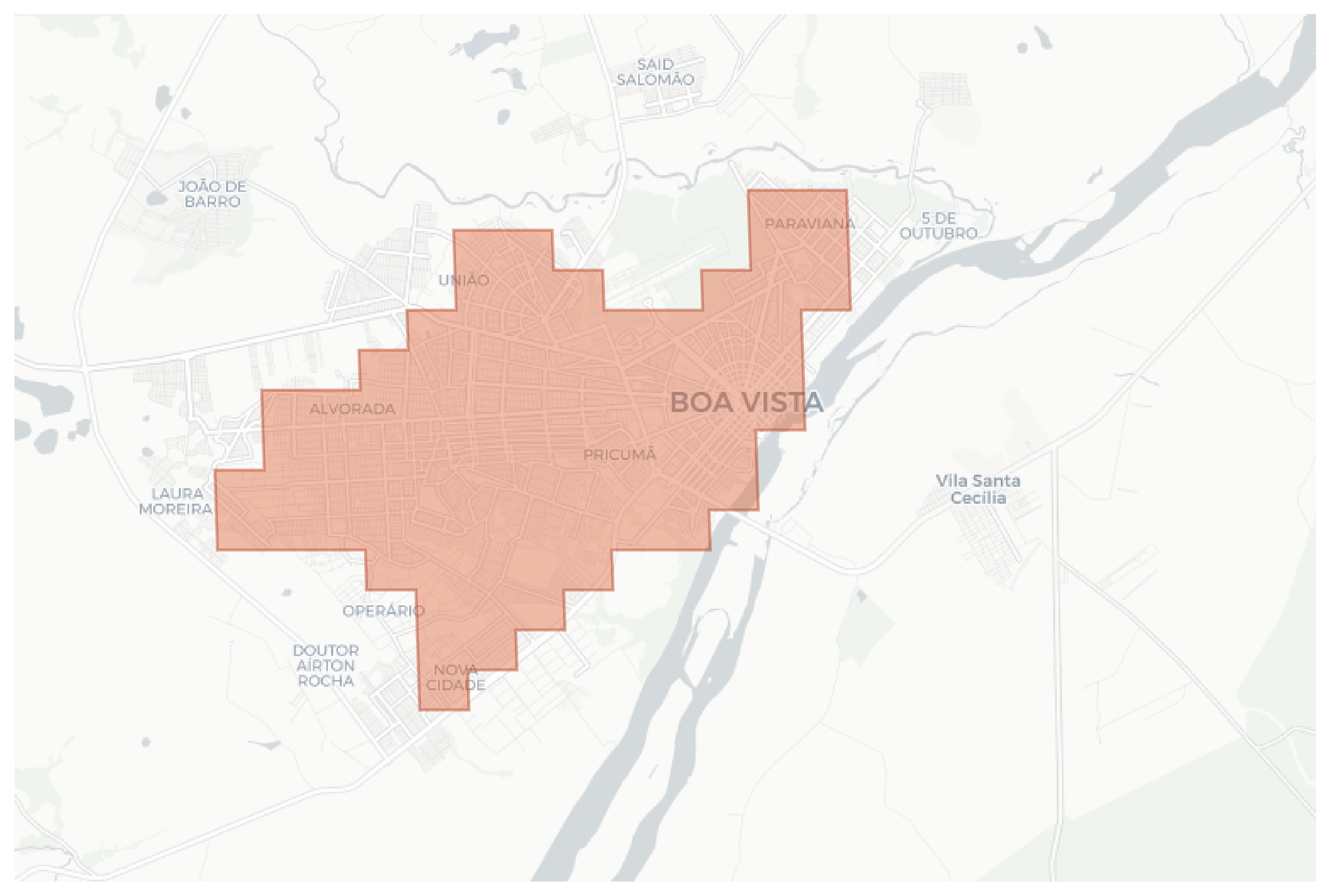 Boa Vista geographic map
