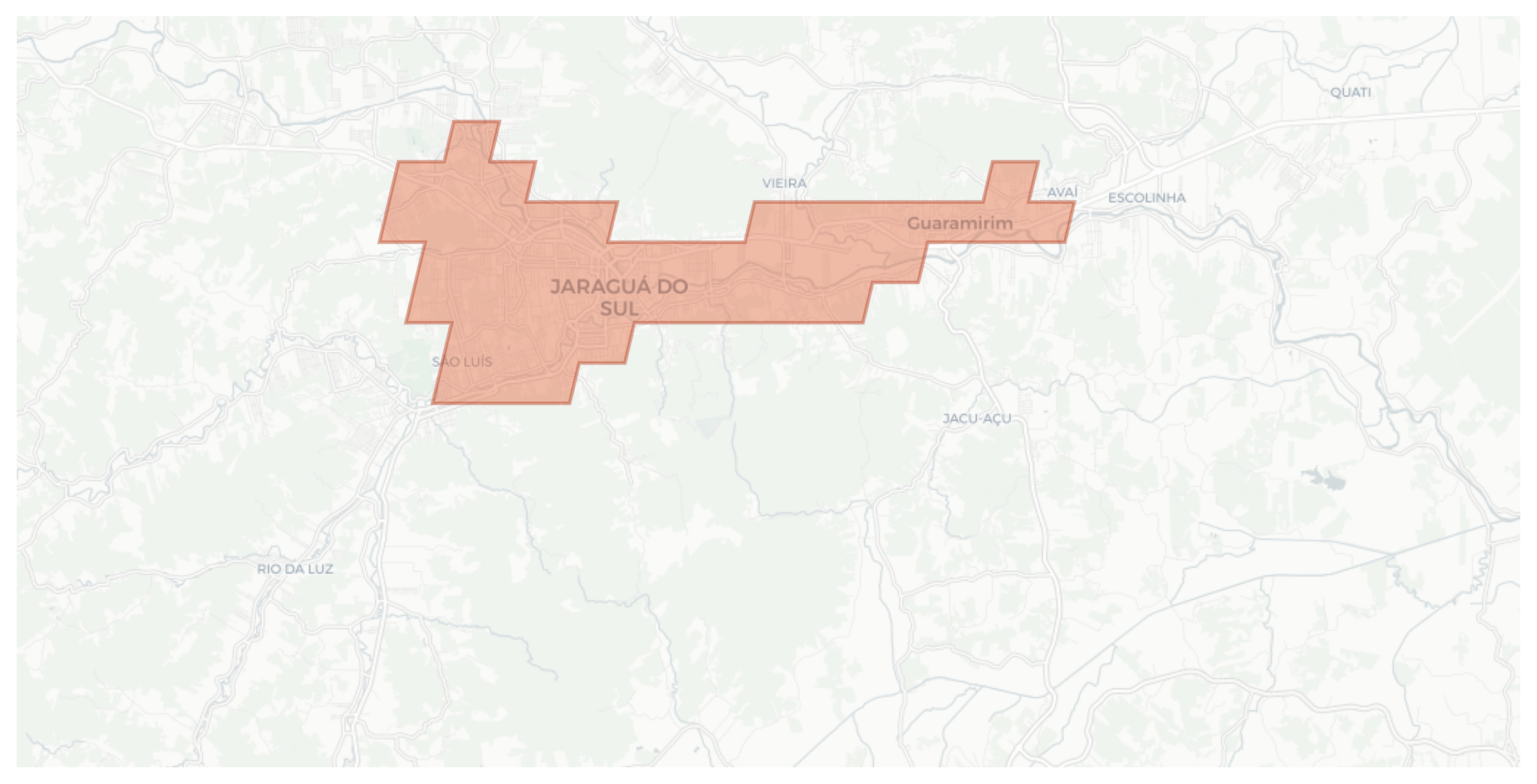 Jaraguá do Sul geographic map