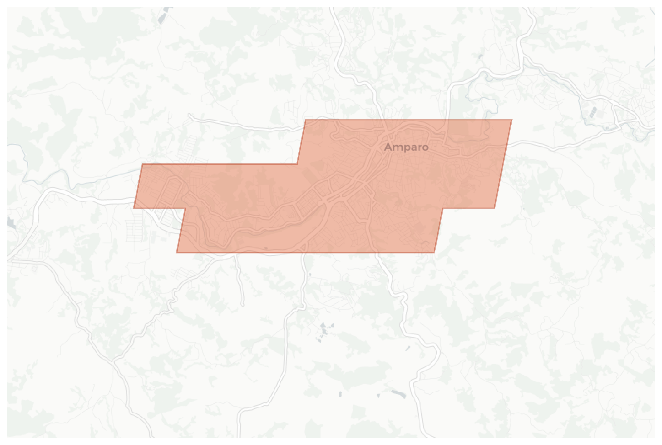 Amparo geographic map