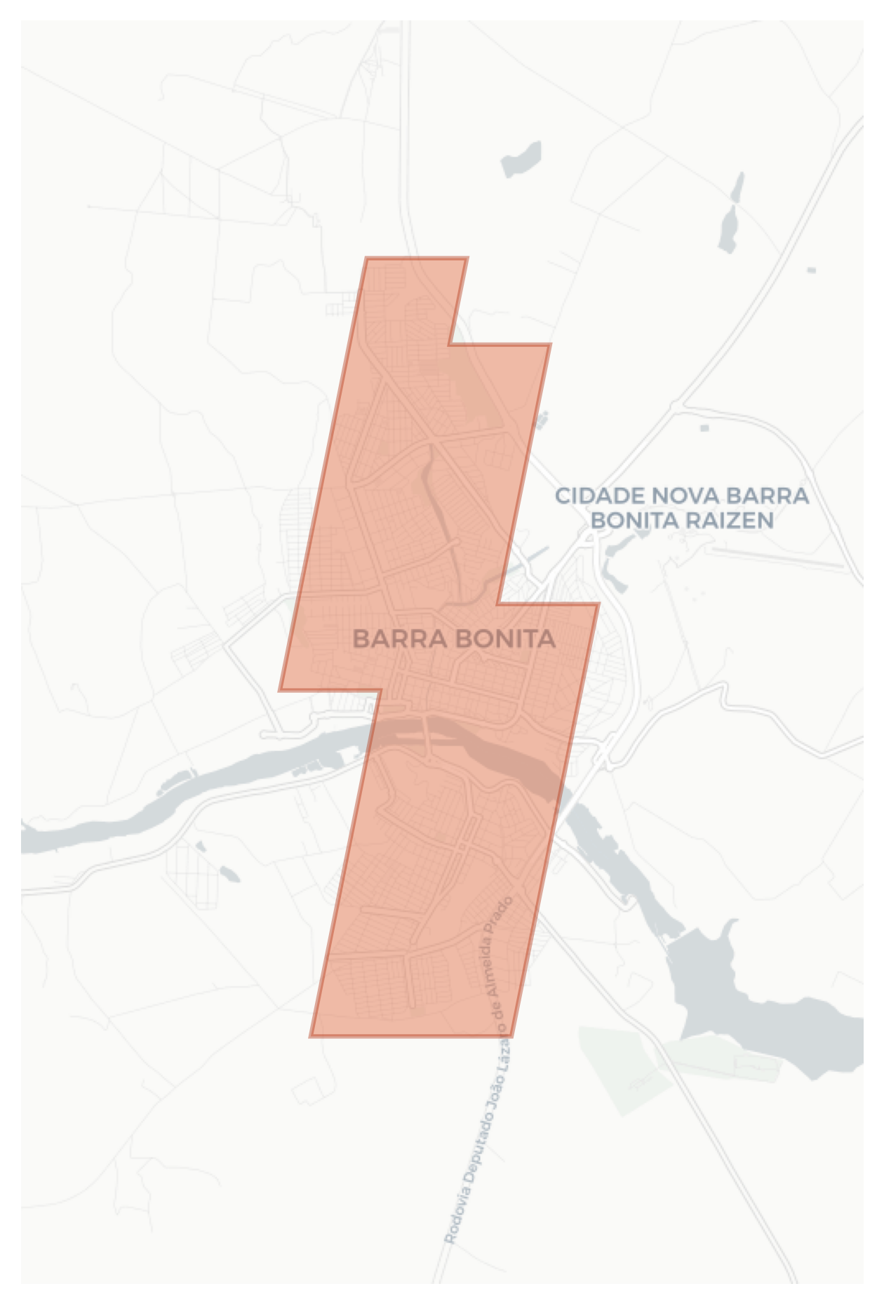 Barra Bonita geographic map