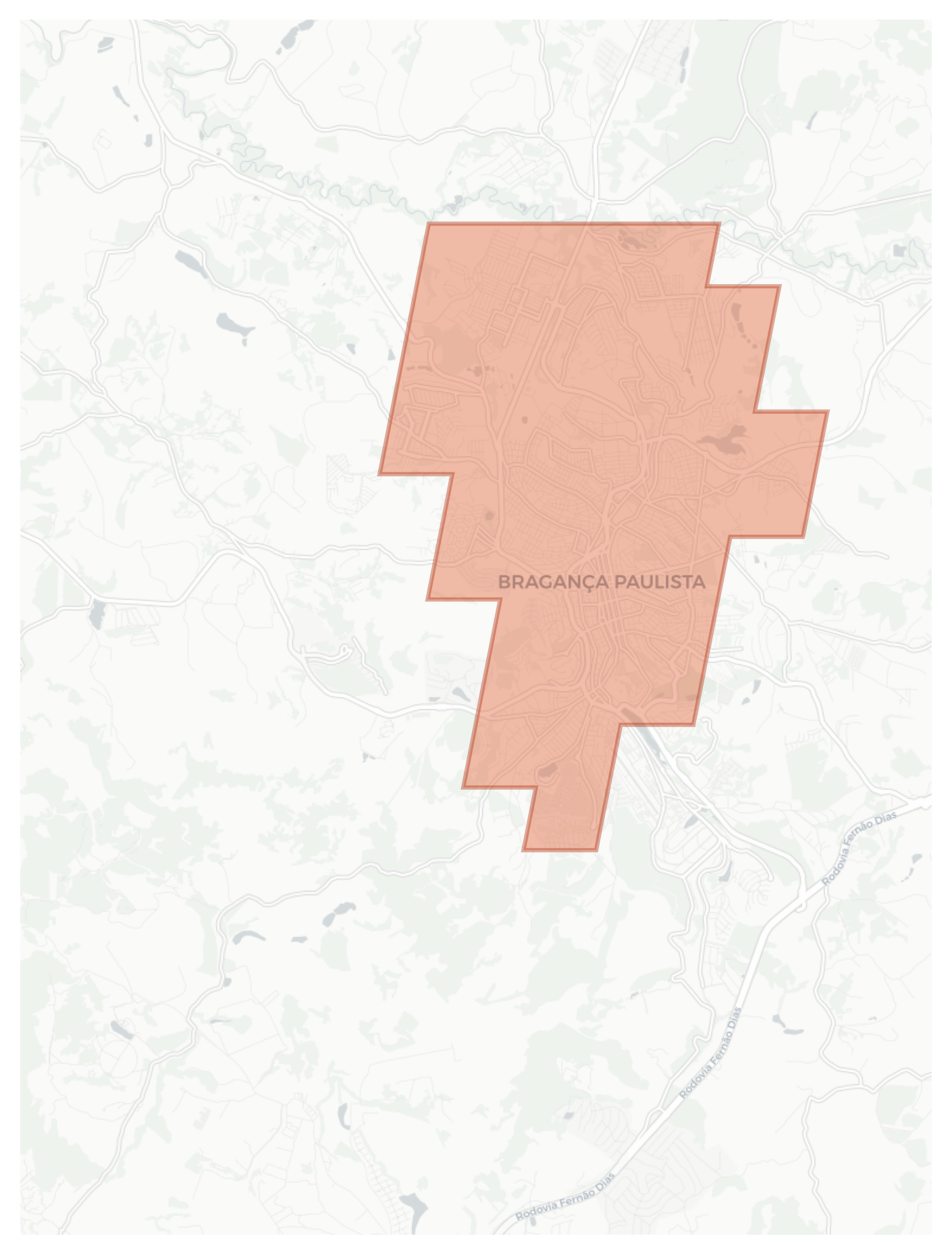 Bragança Paulista geographic map