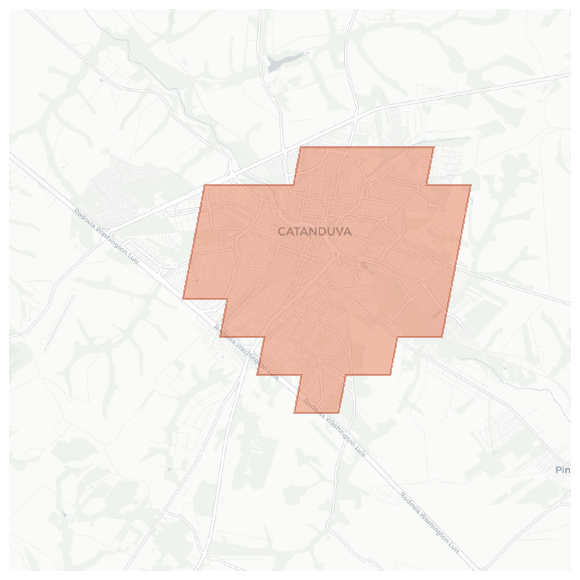 Catanduva geographic map