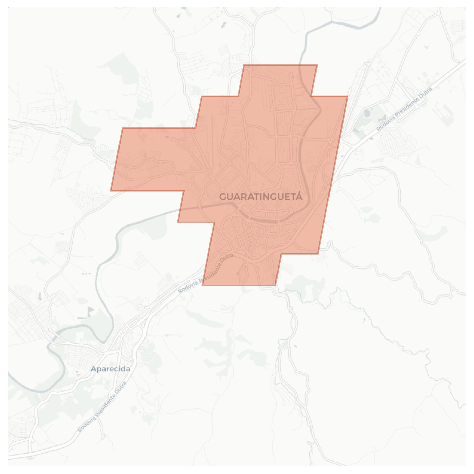 Guaratinguetá geographic map
