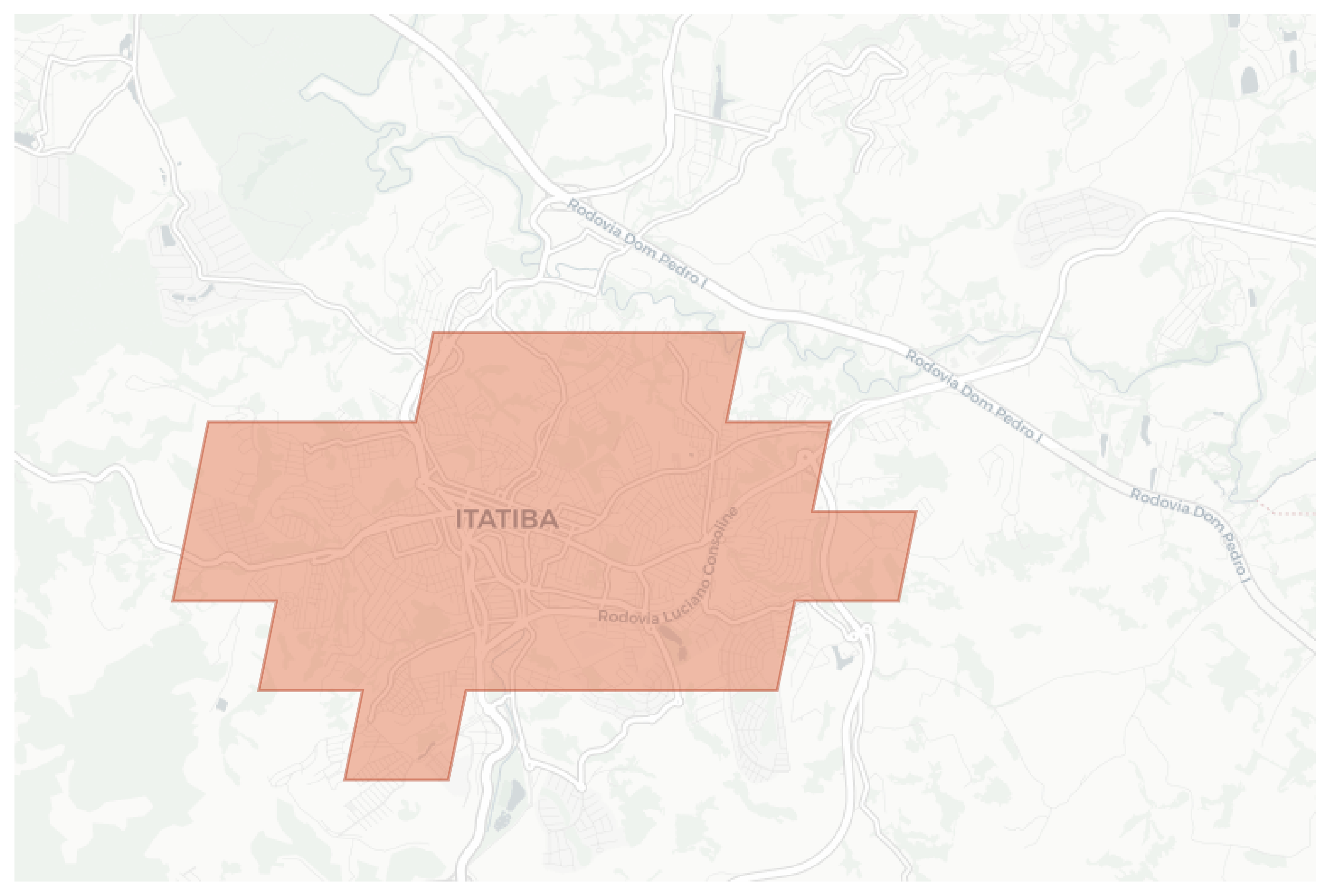 Itatiba geographic map