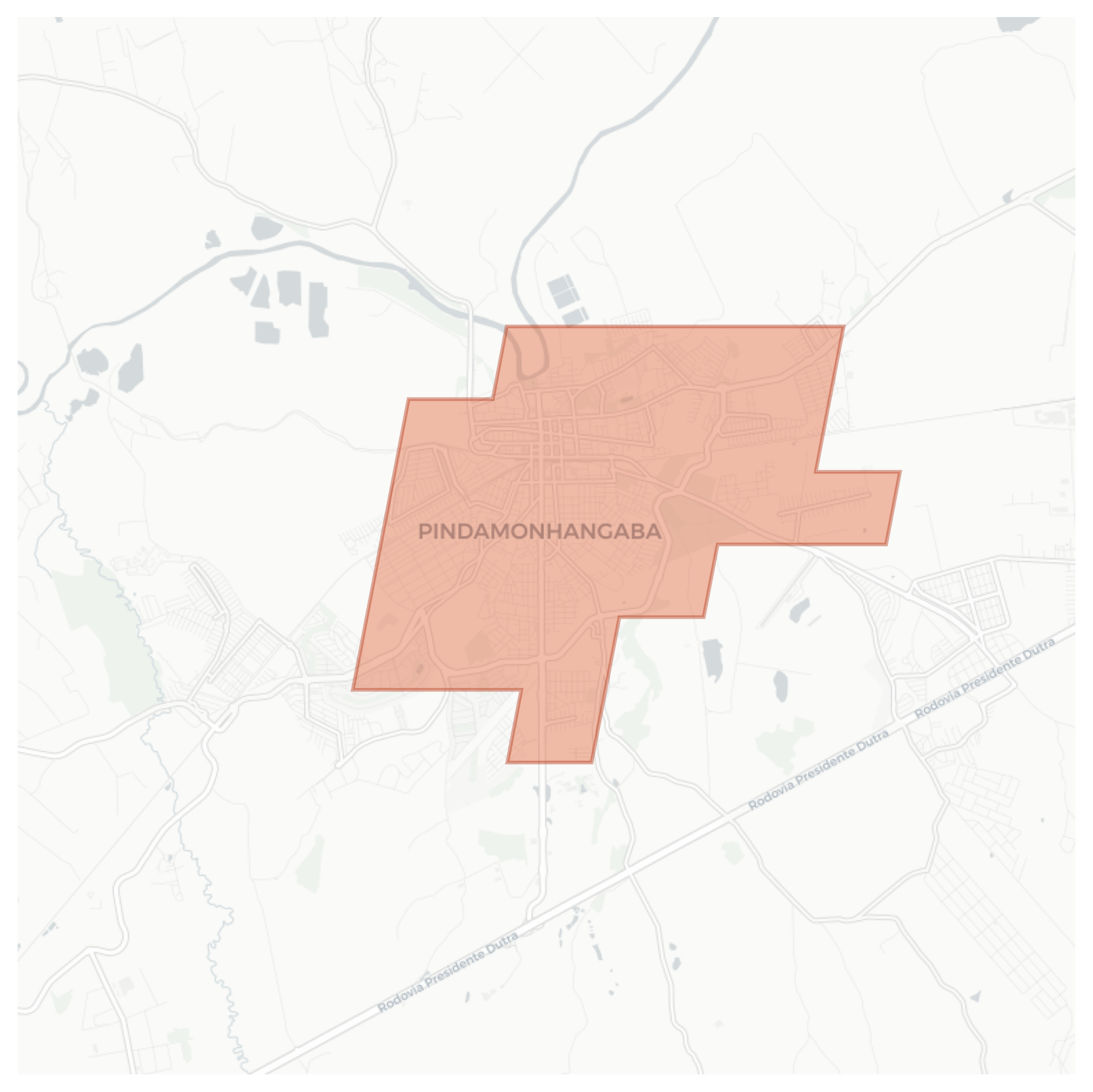 Pindamonhangaba geographic map
