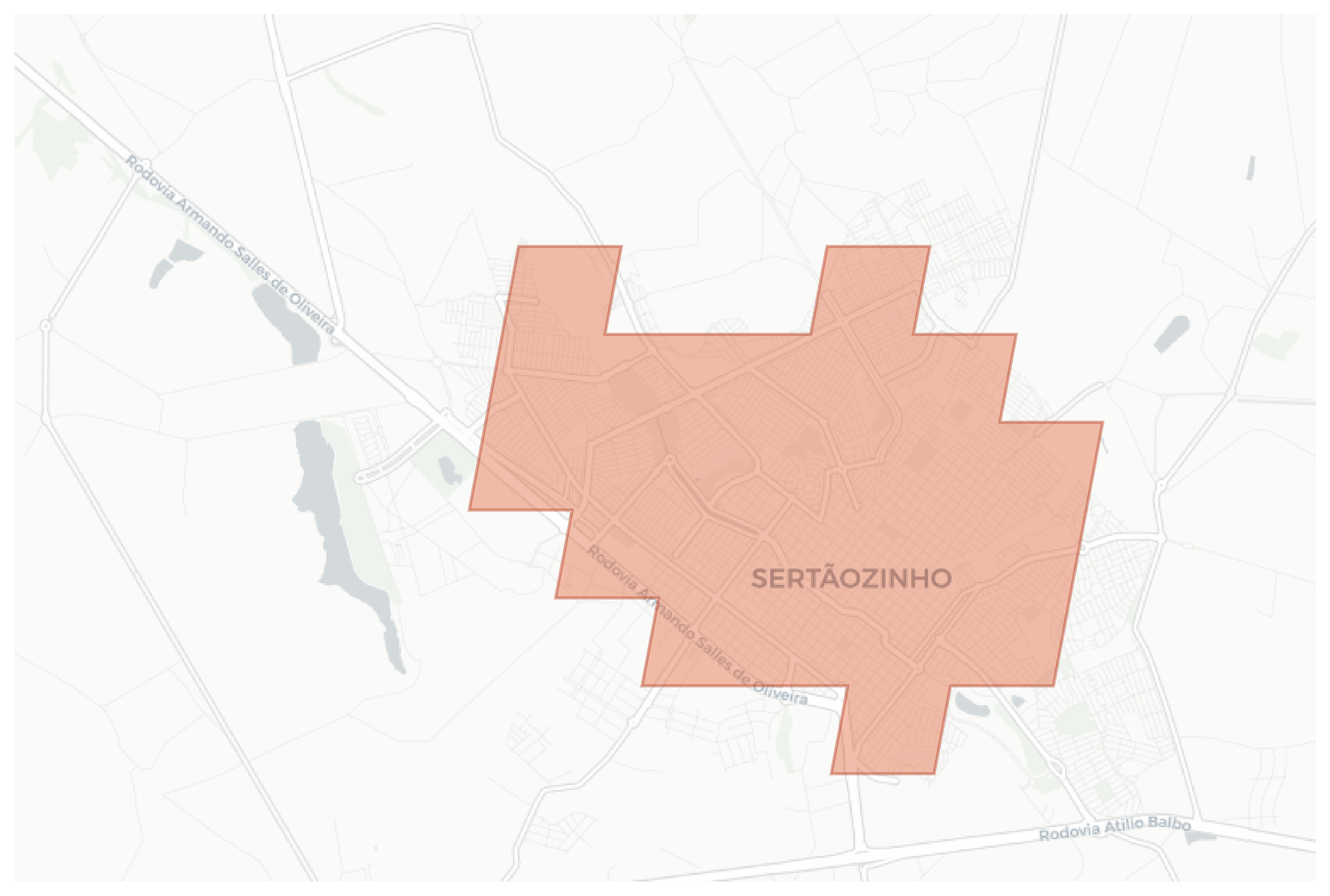 Sertãozinho geographic map