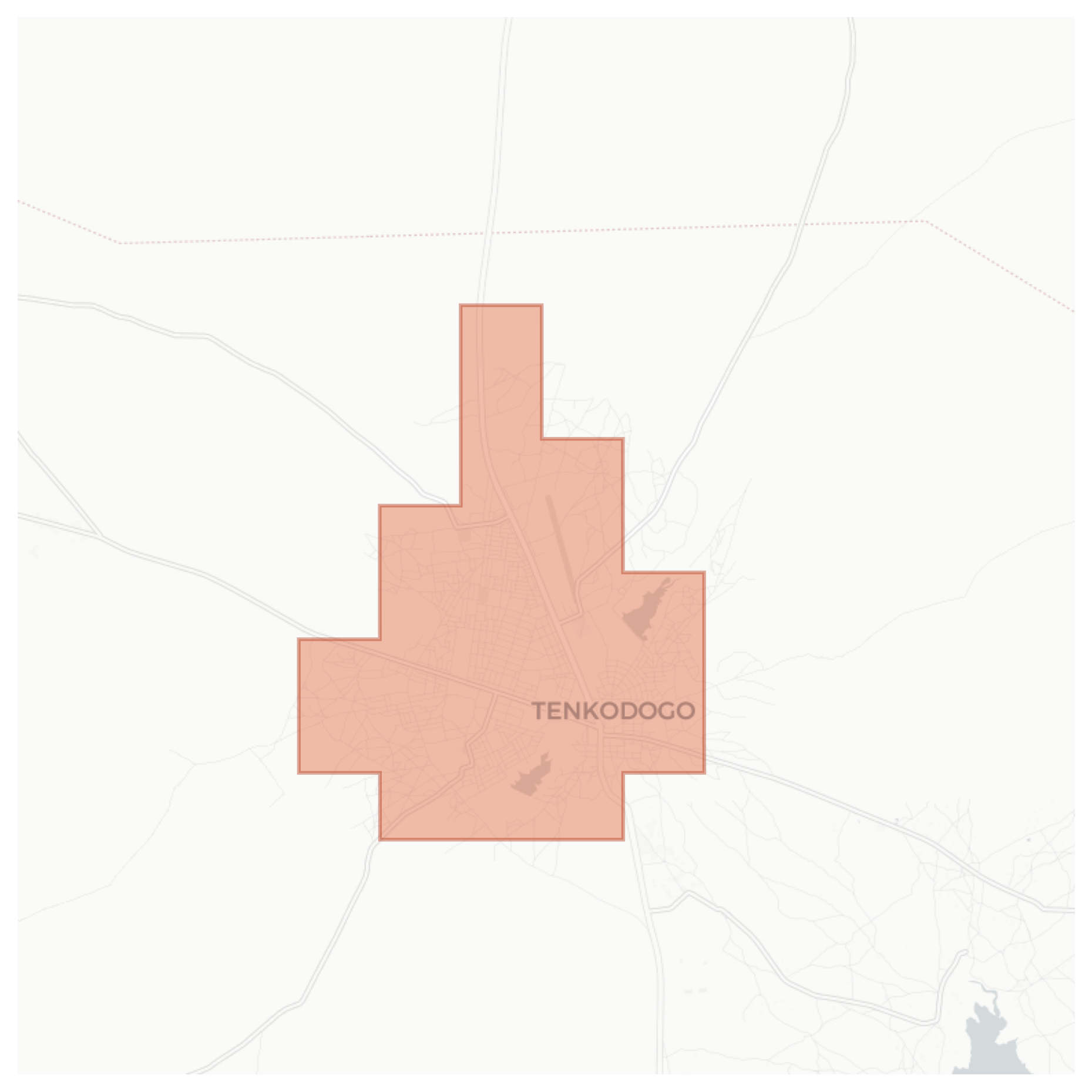 Tenkodogo geographic map