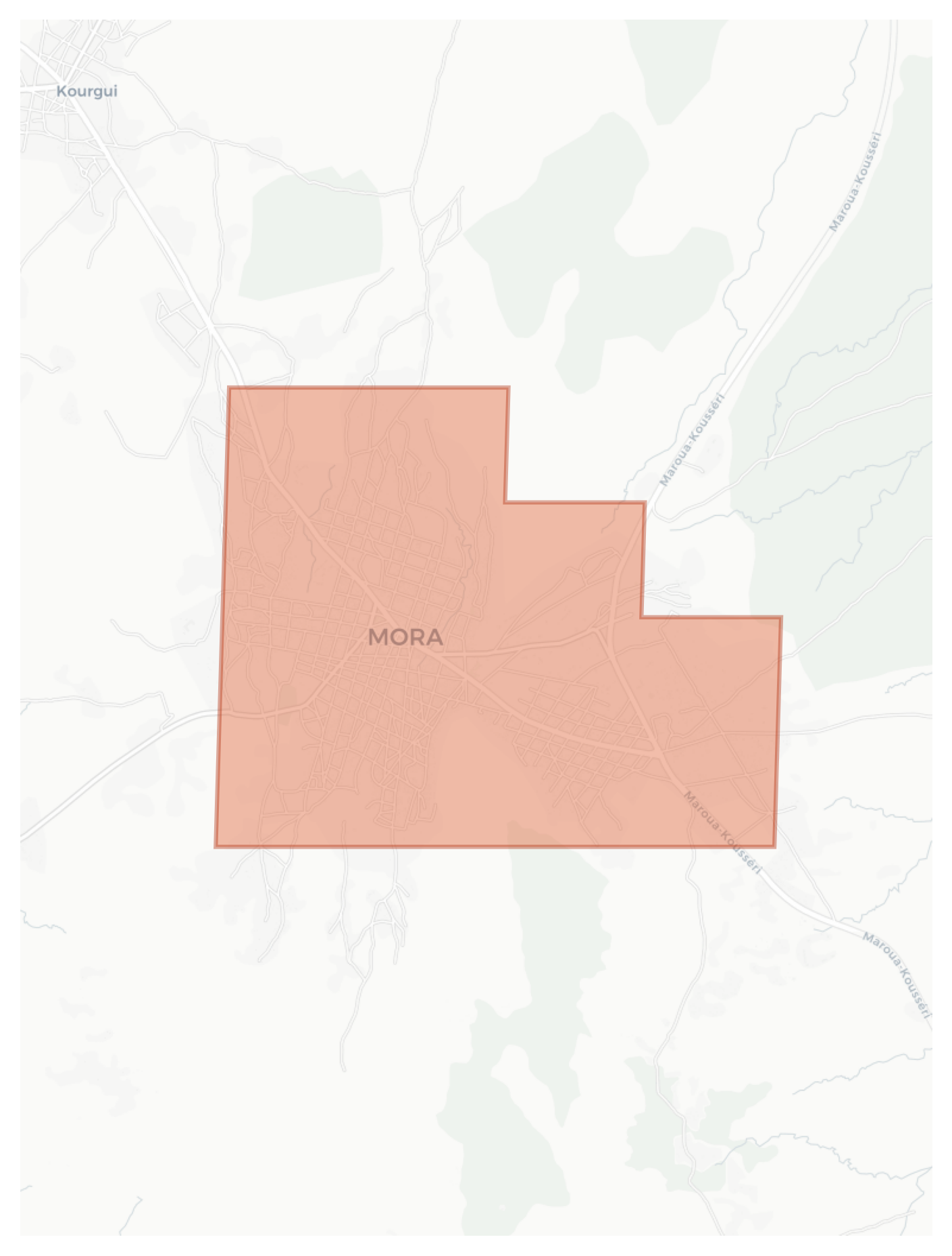 Mora geographic map