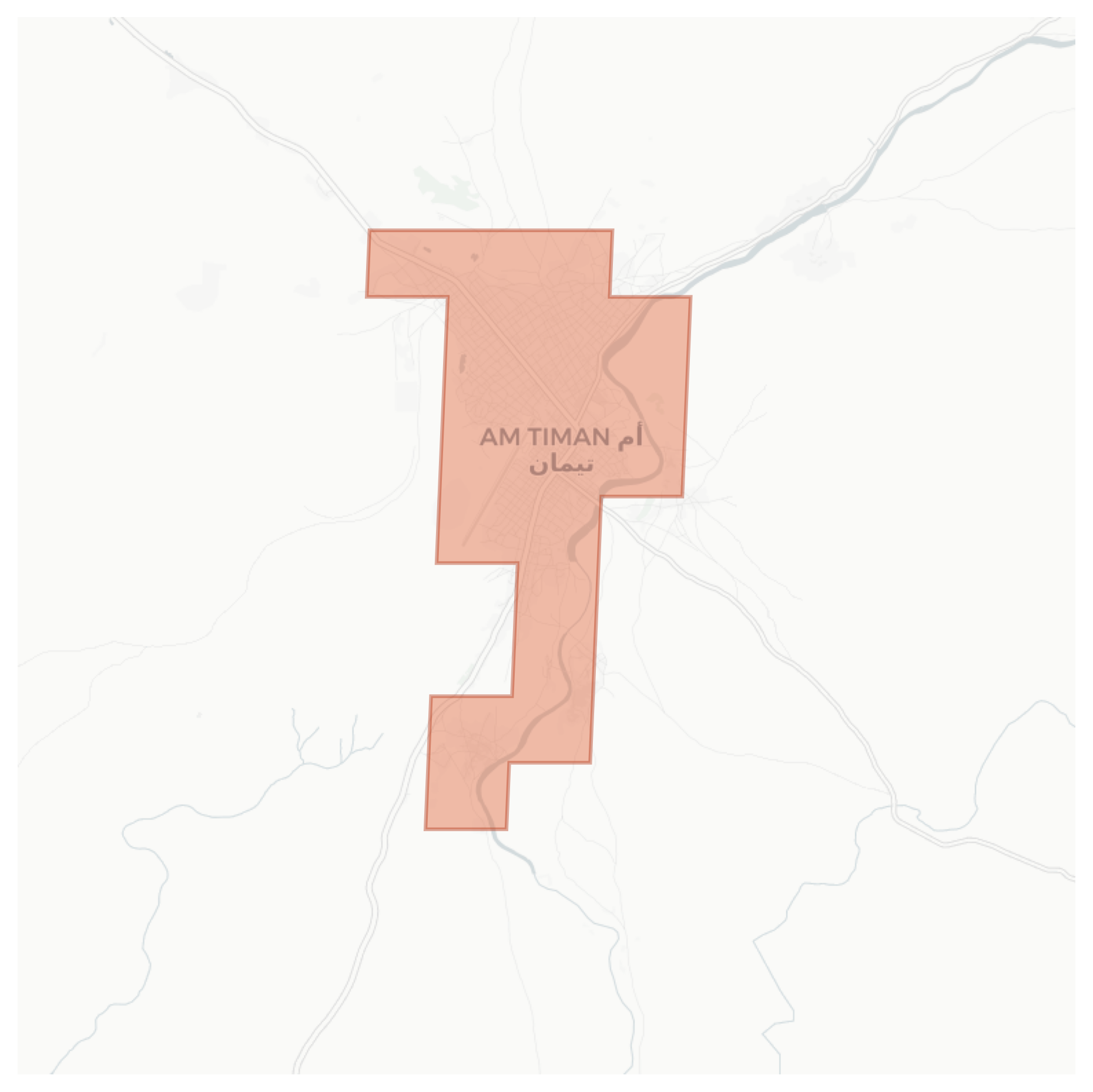 Am Timan geographic map