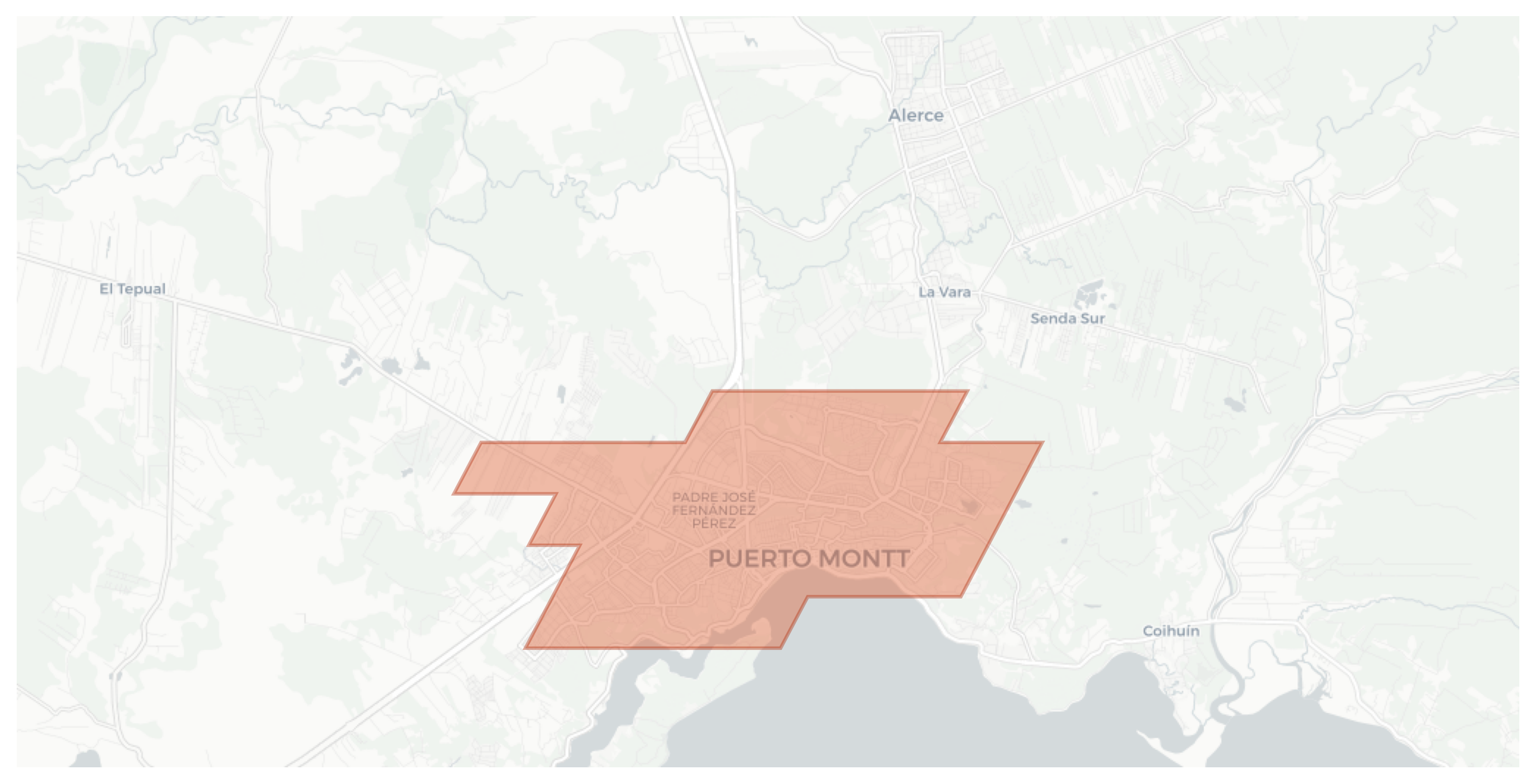 Puerto Montt geographic map