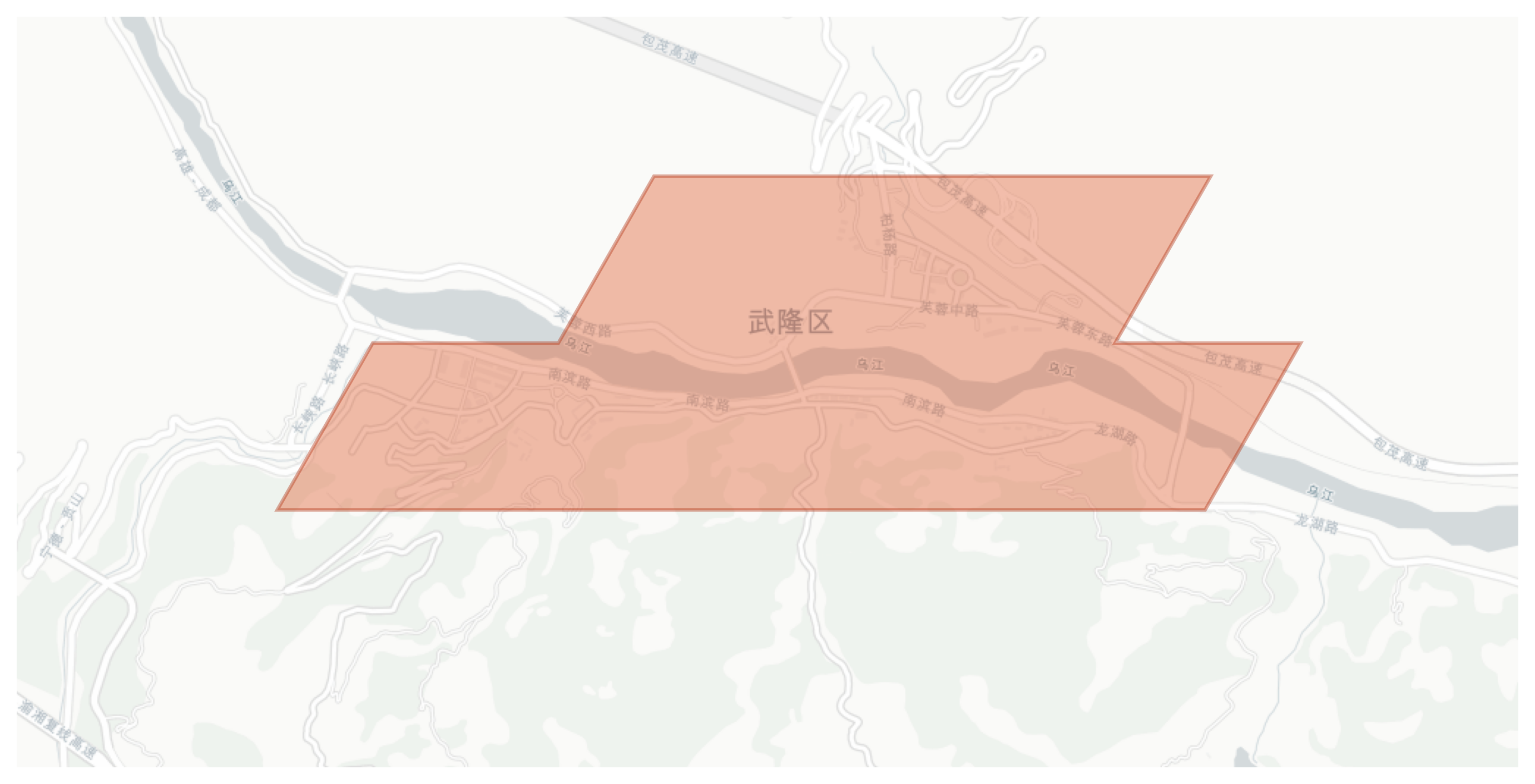 Wulong geographic map