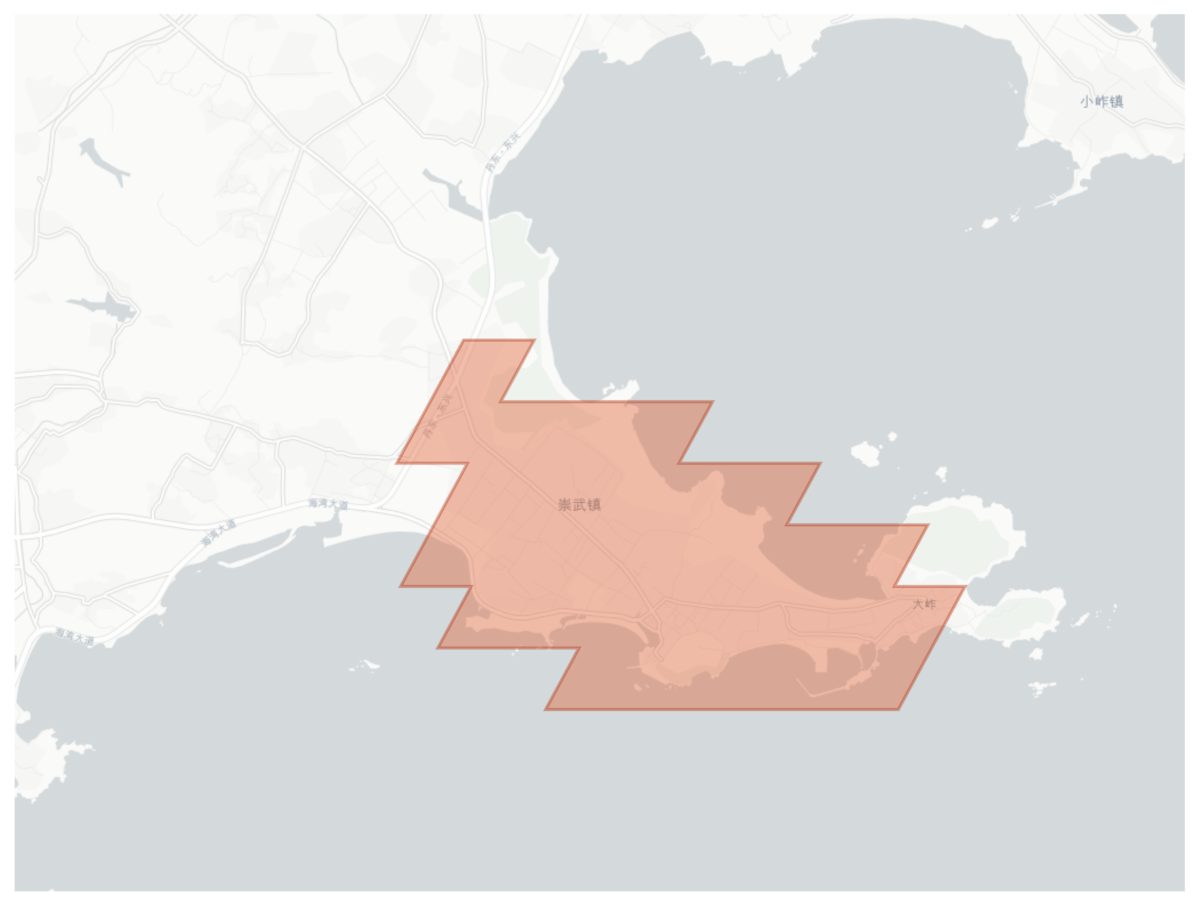 Chongwu geographic map