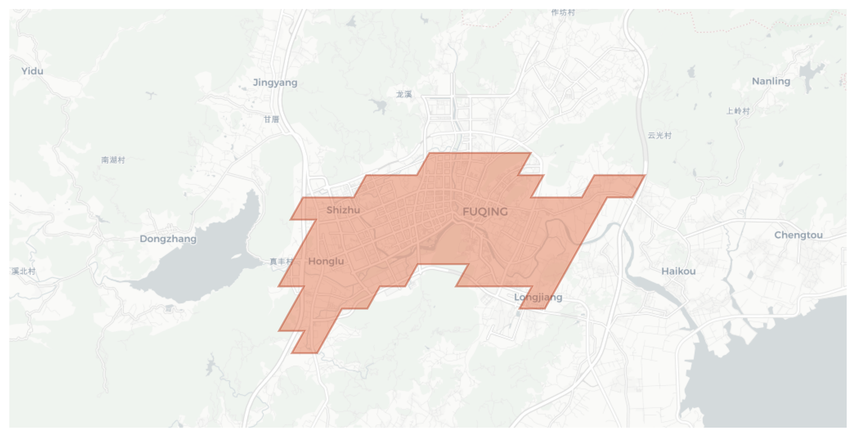 Fuqing geographic map