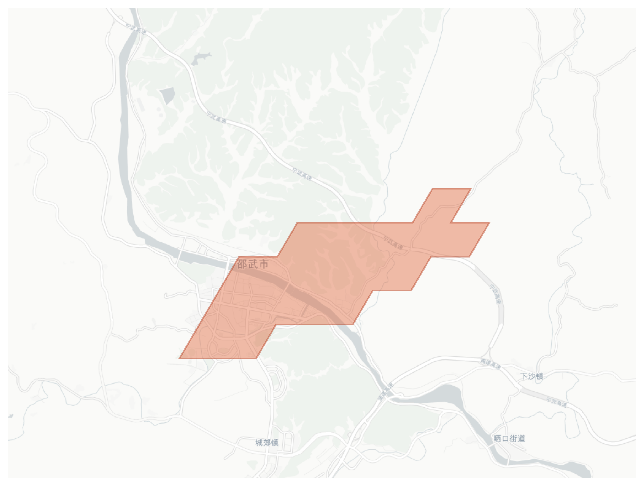 Shaowu geographic map
