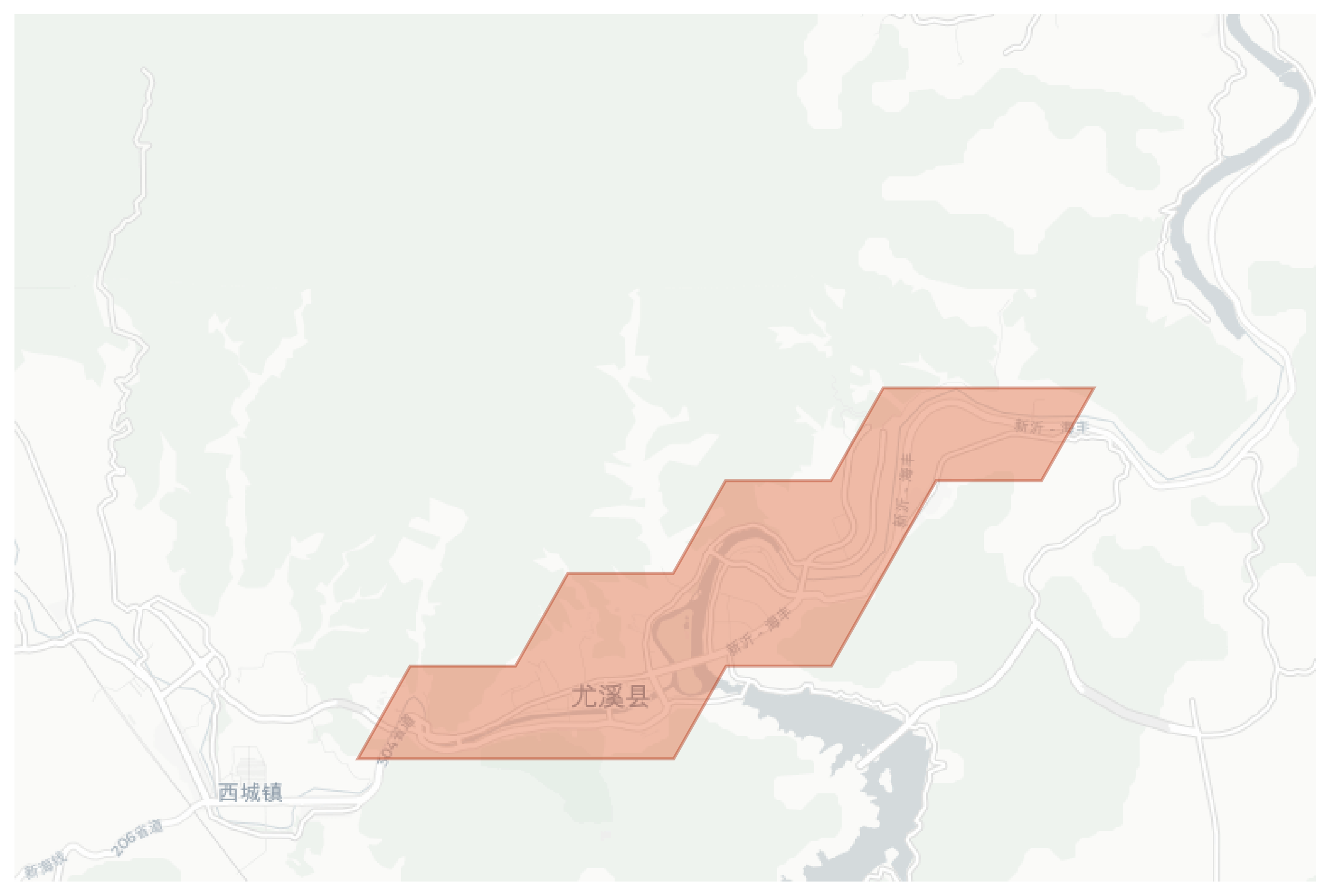 Youxi geographic map