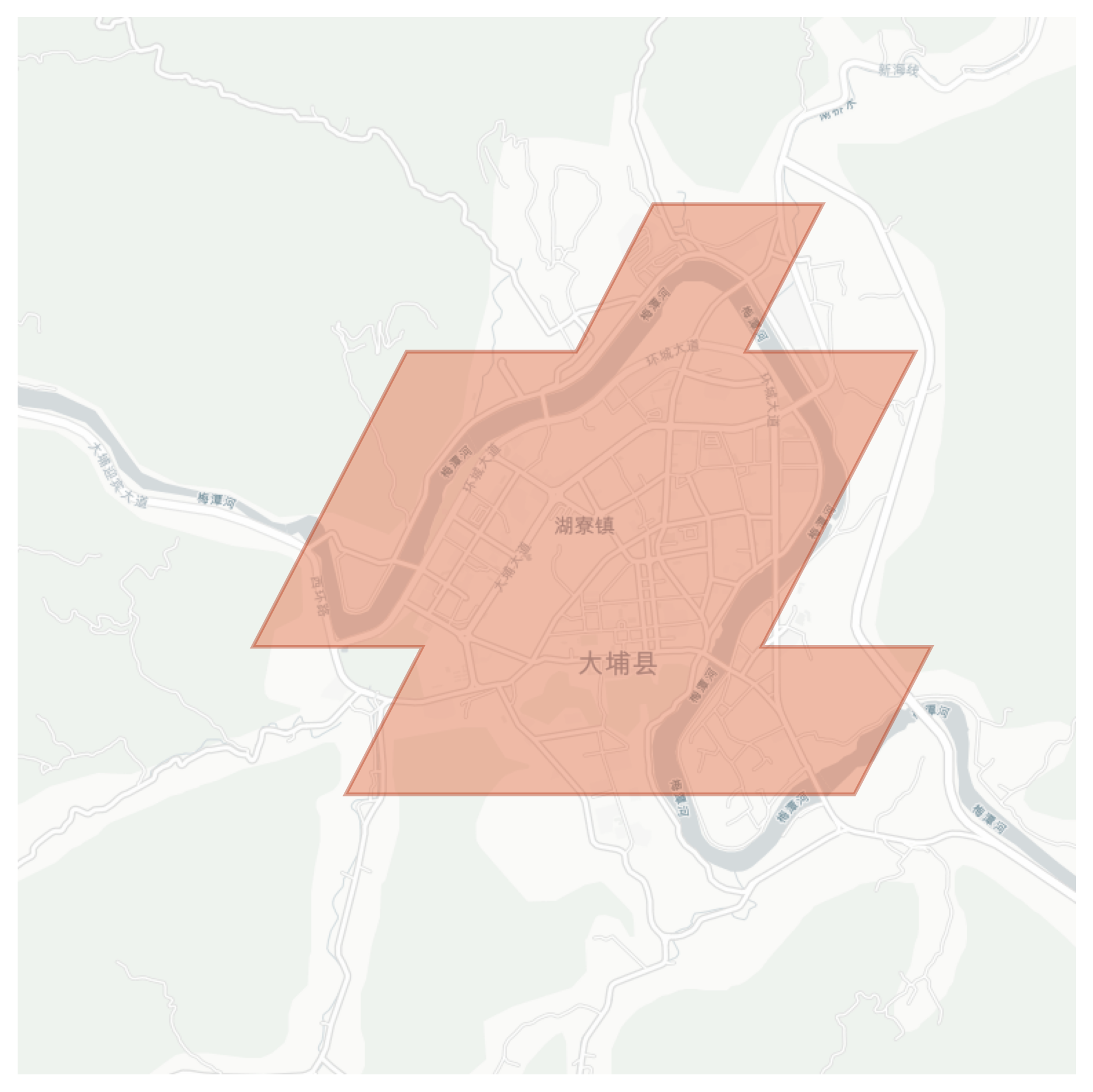 Dabu geographic map