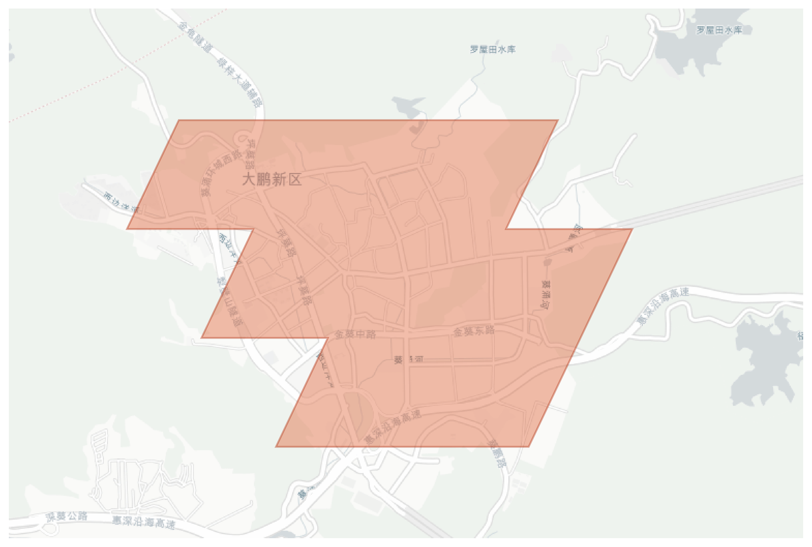 Dapeng New District geographic map