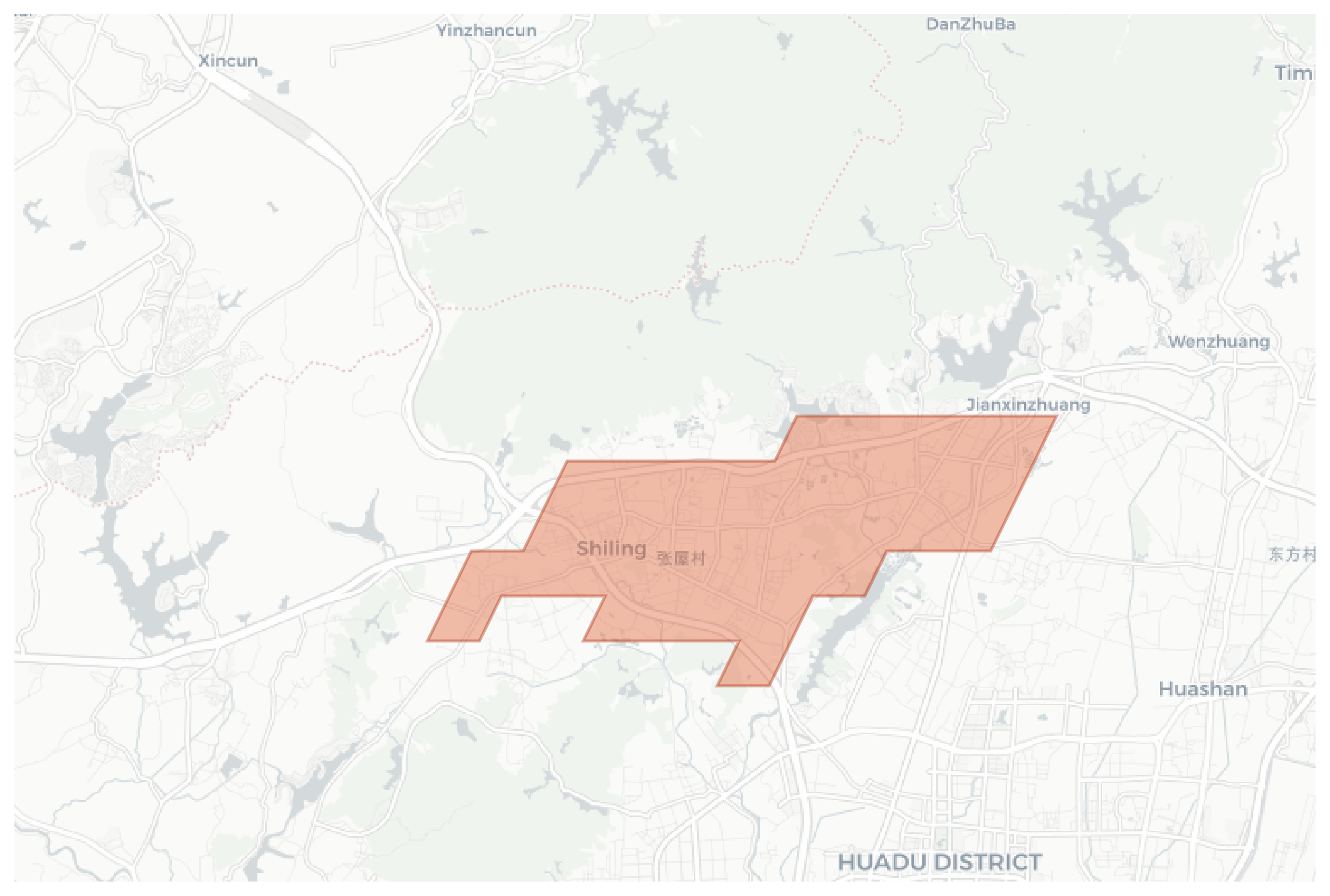 Shiling geographic map