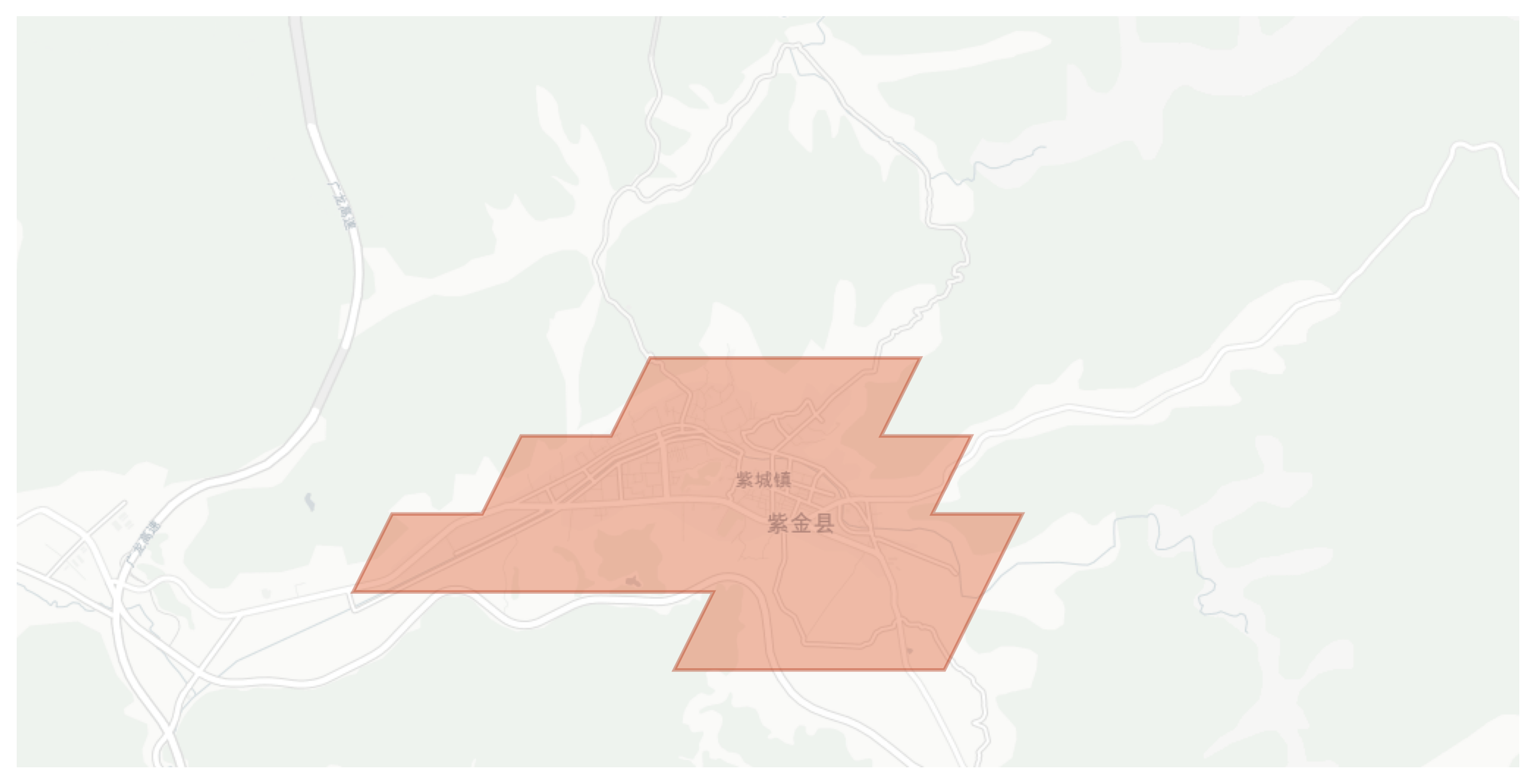 Zijin geographic map