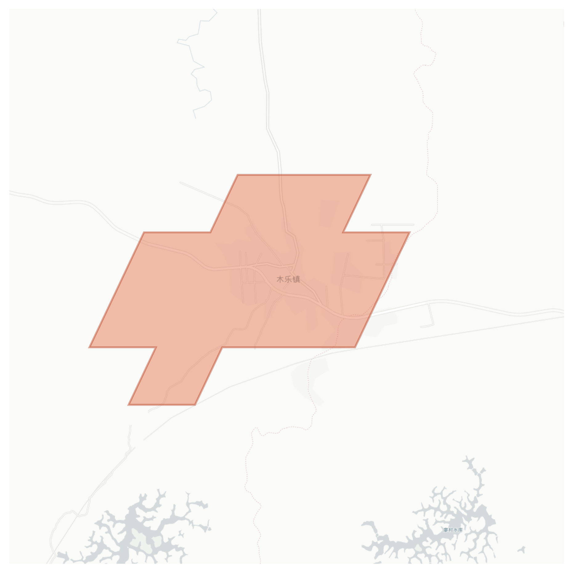 Mule geographic map