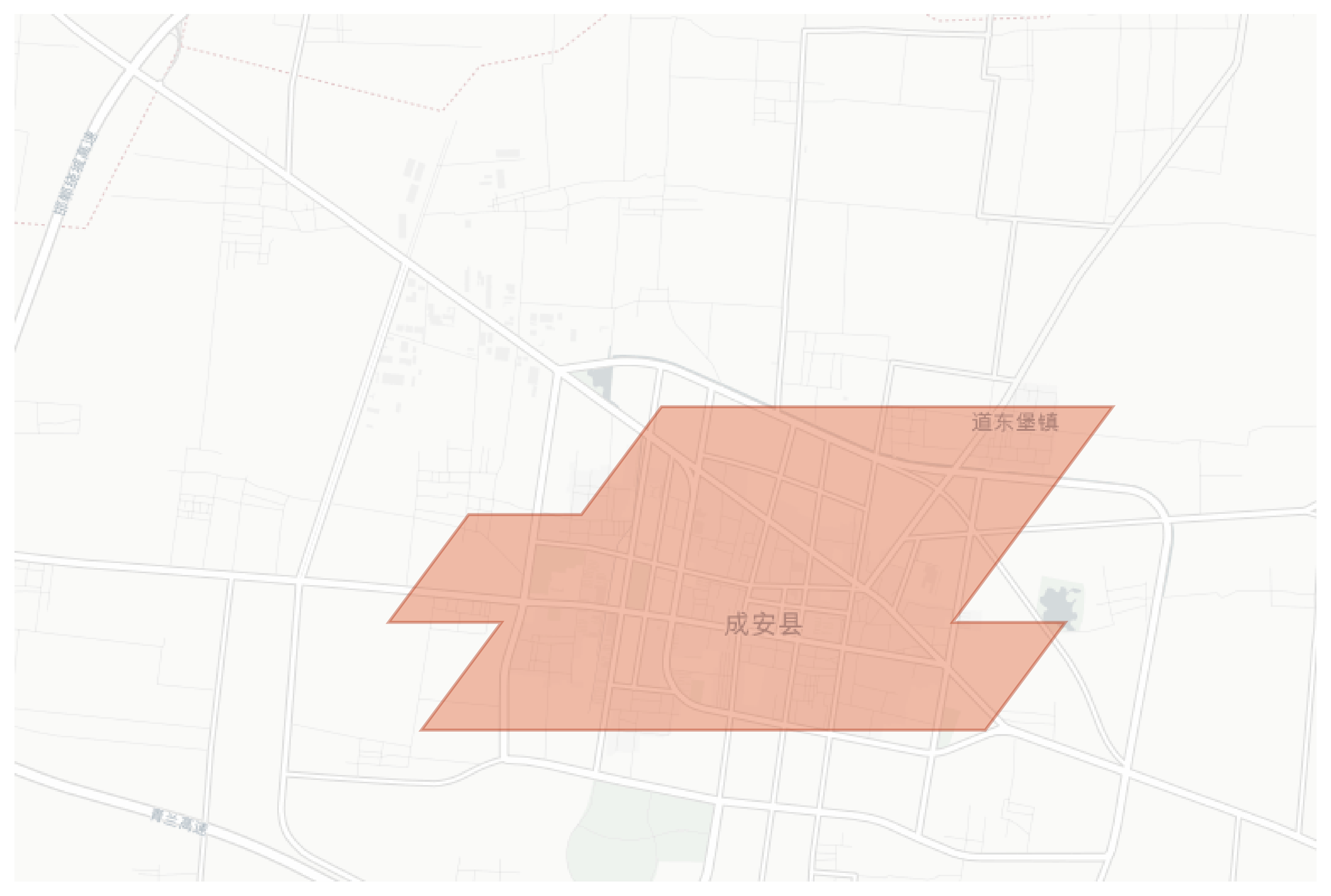 Cheng'an geographic map