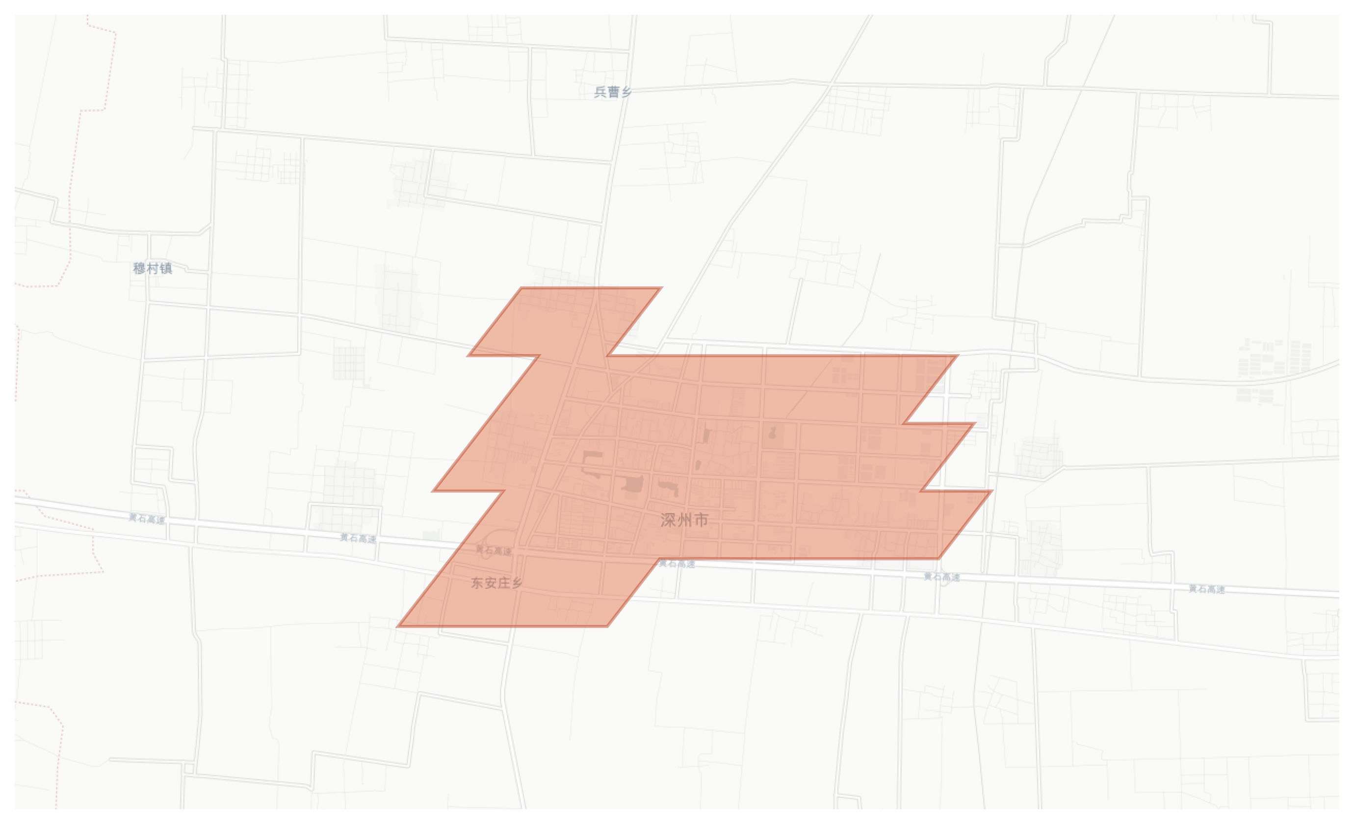 Shengzhou City geographic map