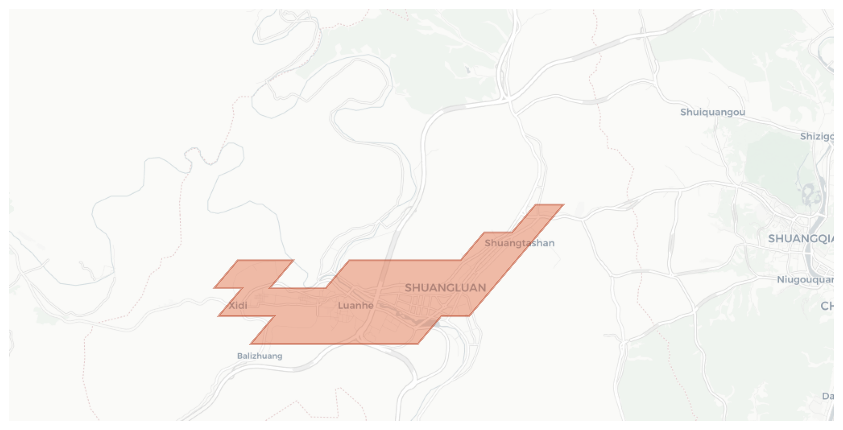 Shuangluan geographic map