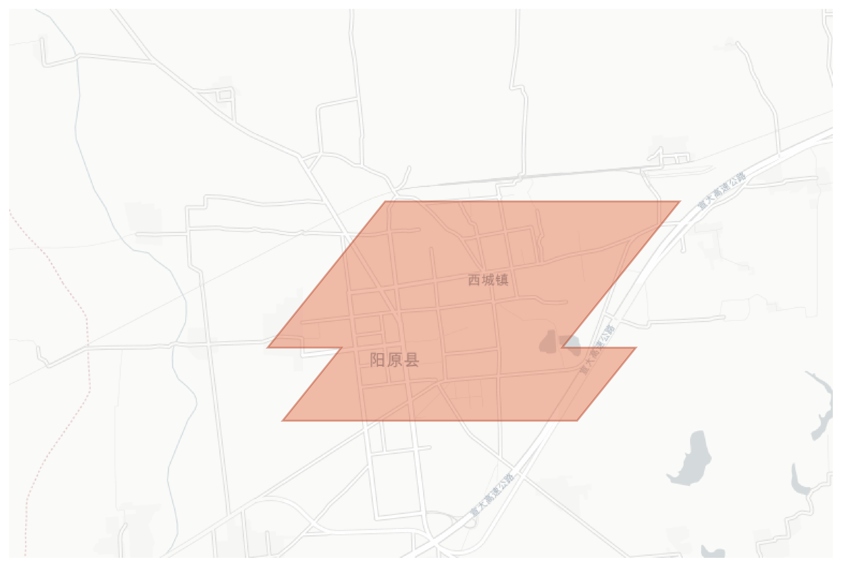 Yangyuan geographic map