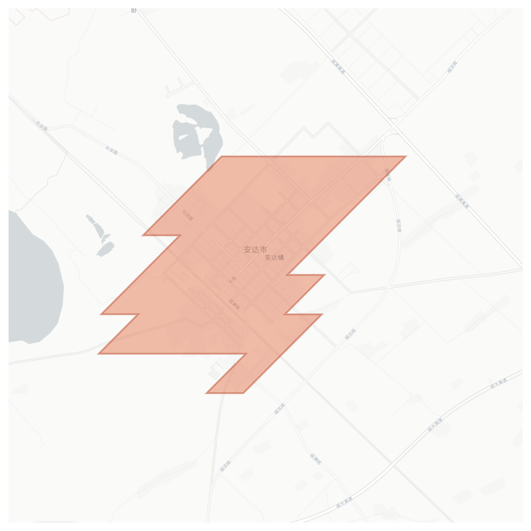 Anda geographic map