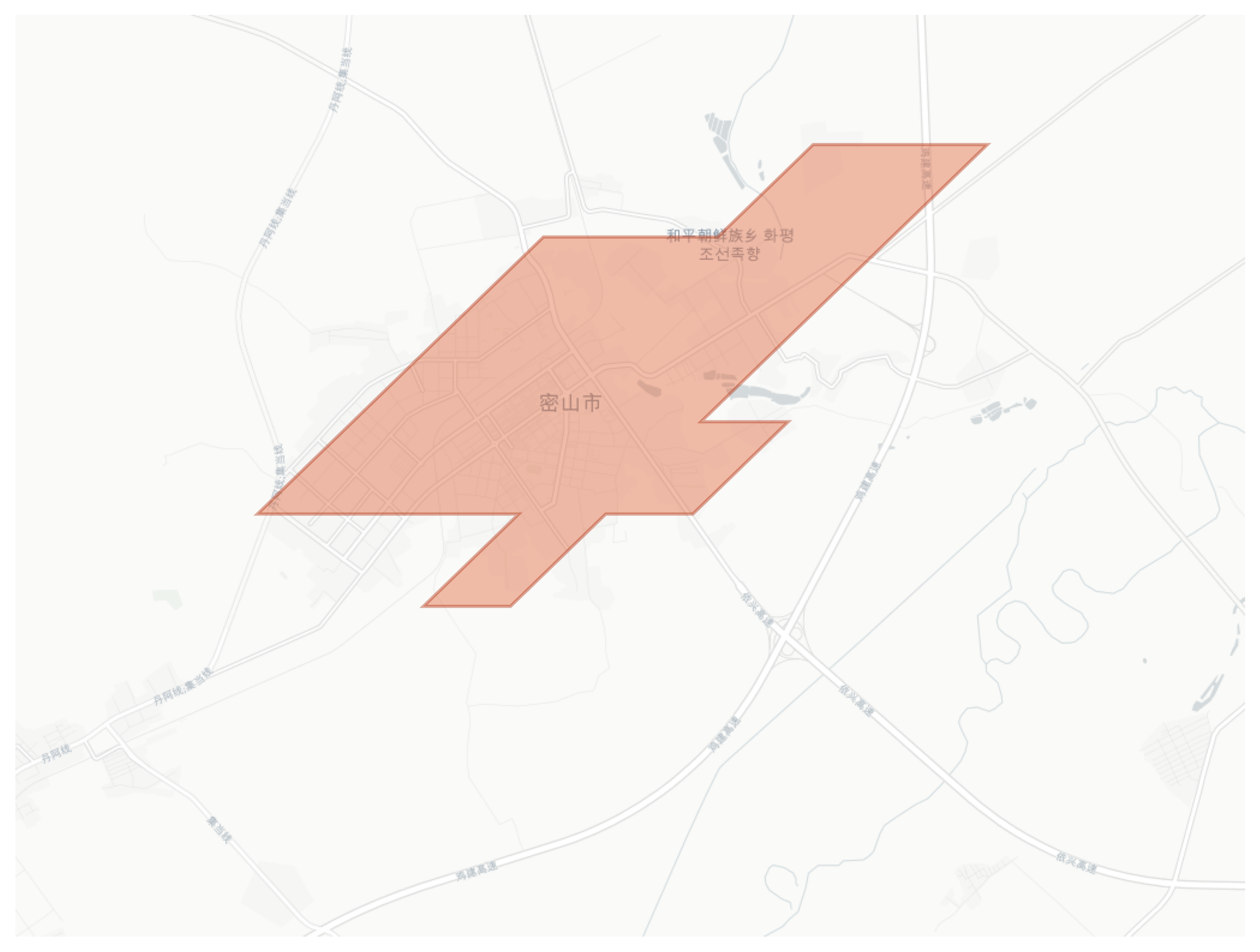 Mishan geographic map