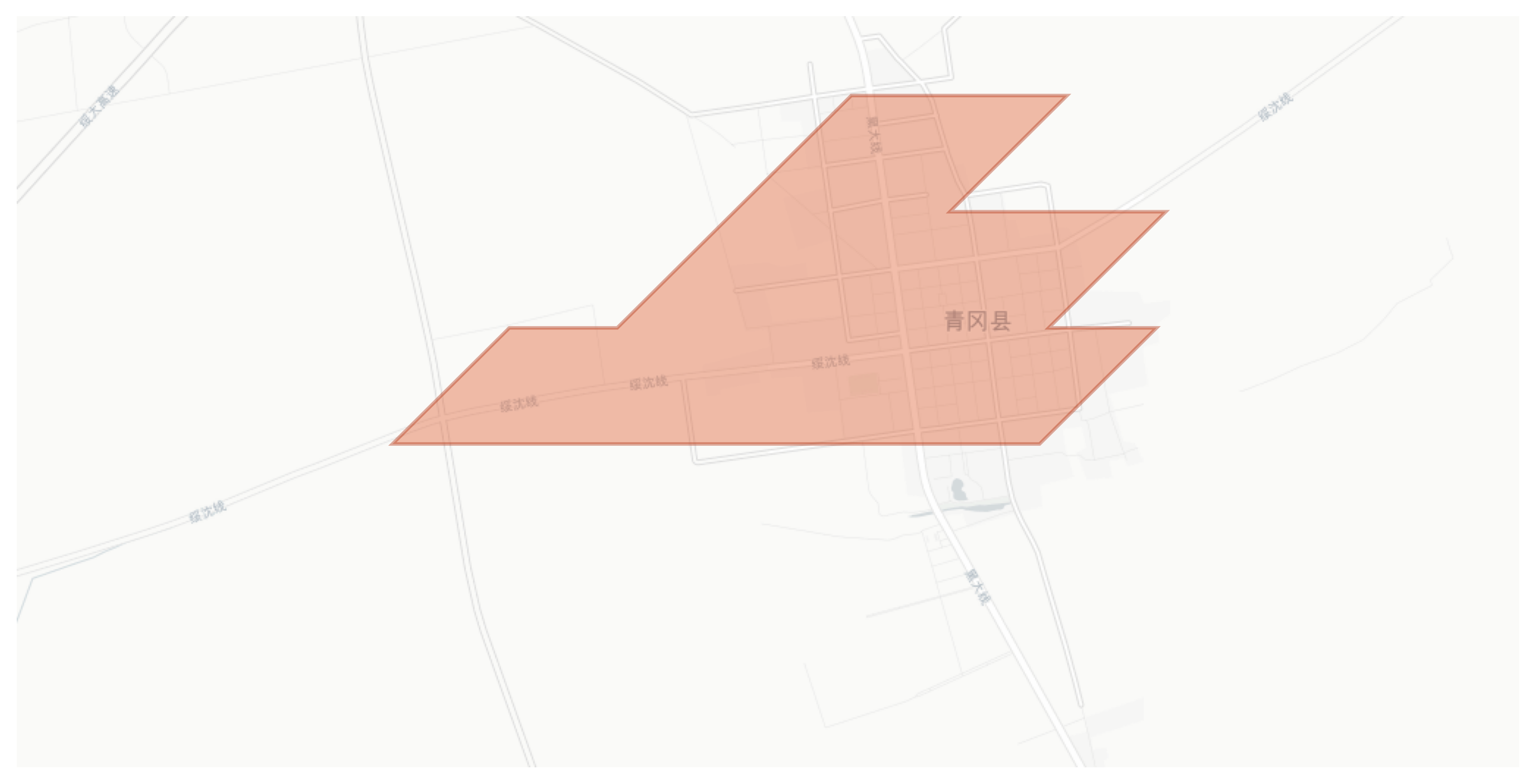 Qinggang geographic map