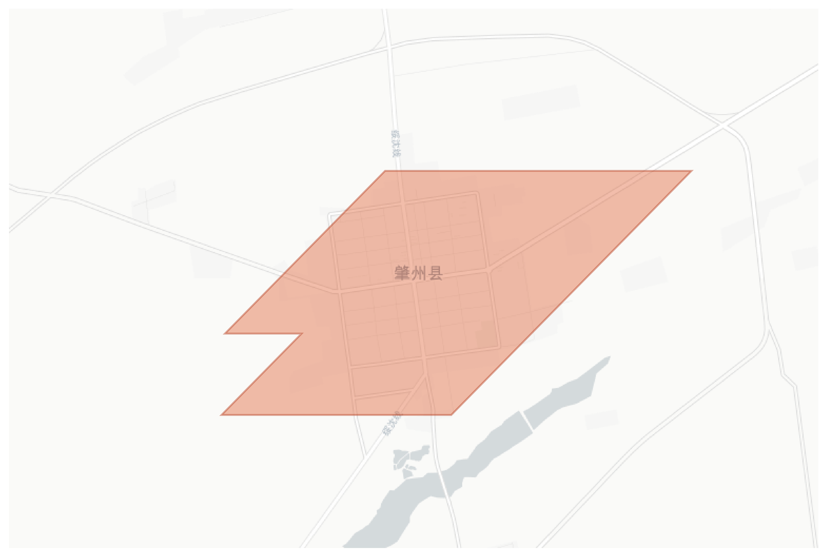 Zhaozhou geographic map