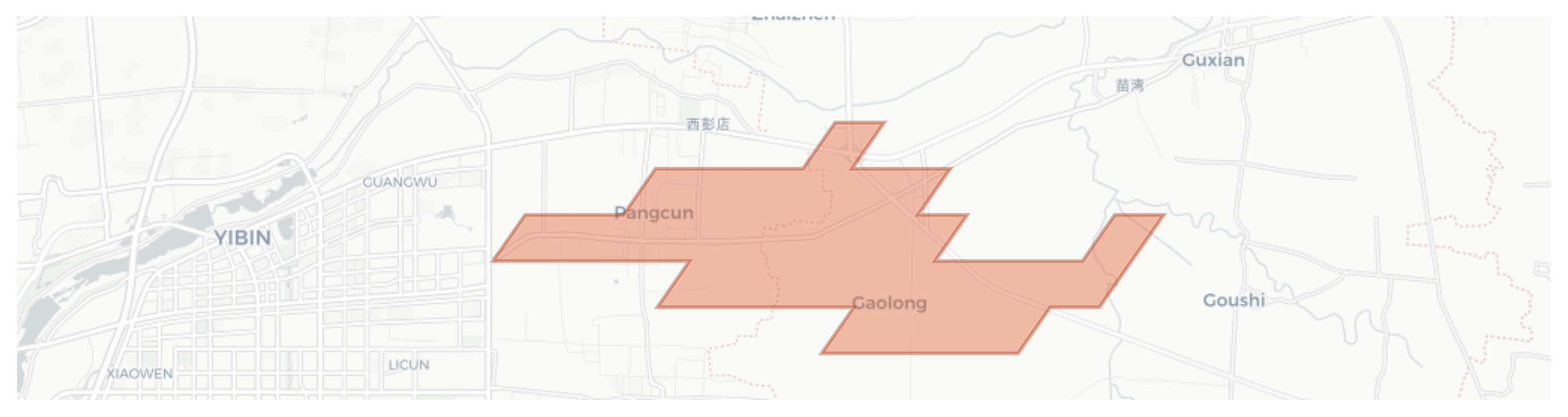 Gaolong geographic map