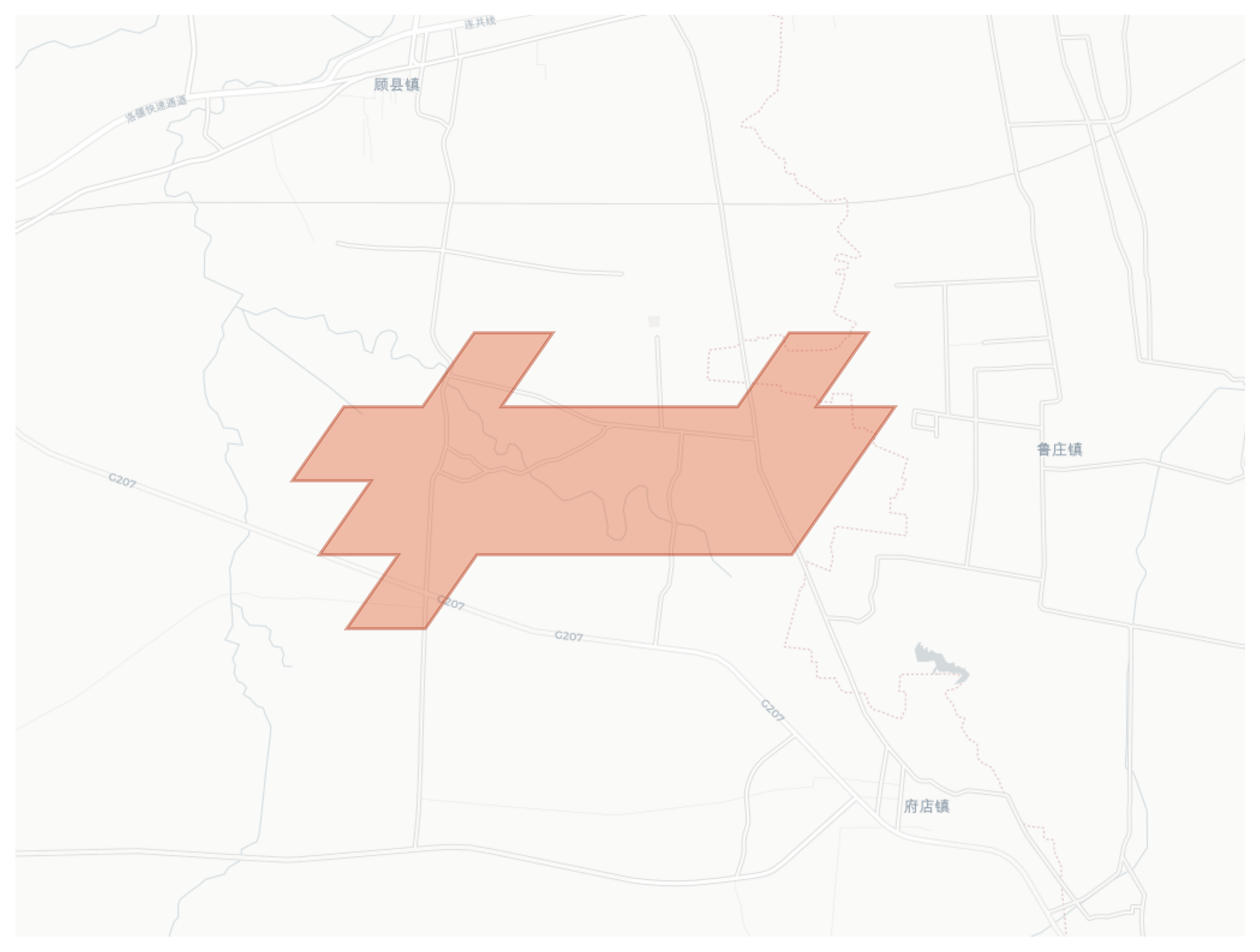 Goushi geographic map