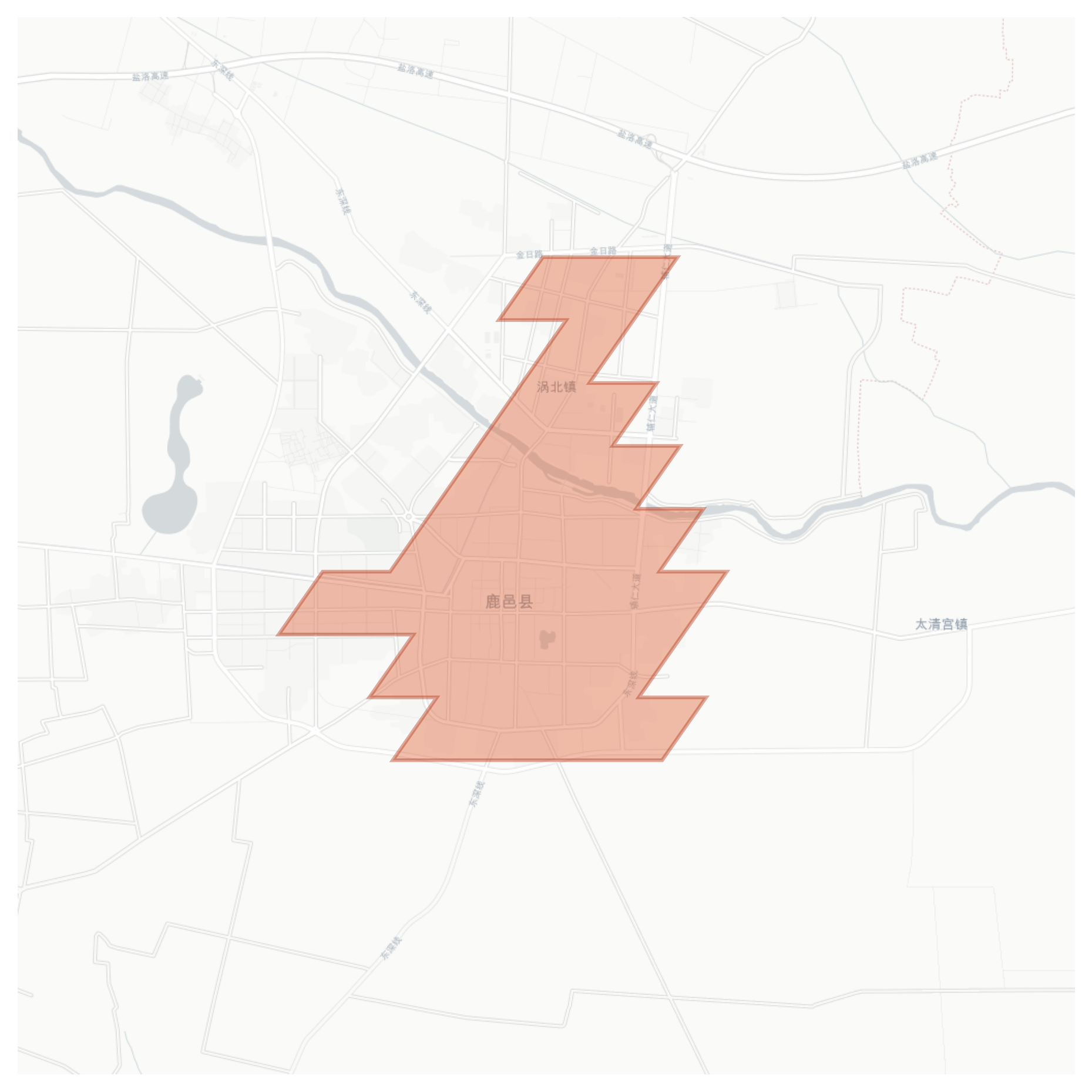 Luyi geographic map