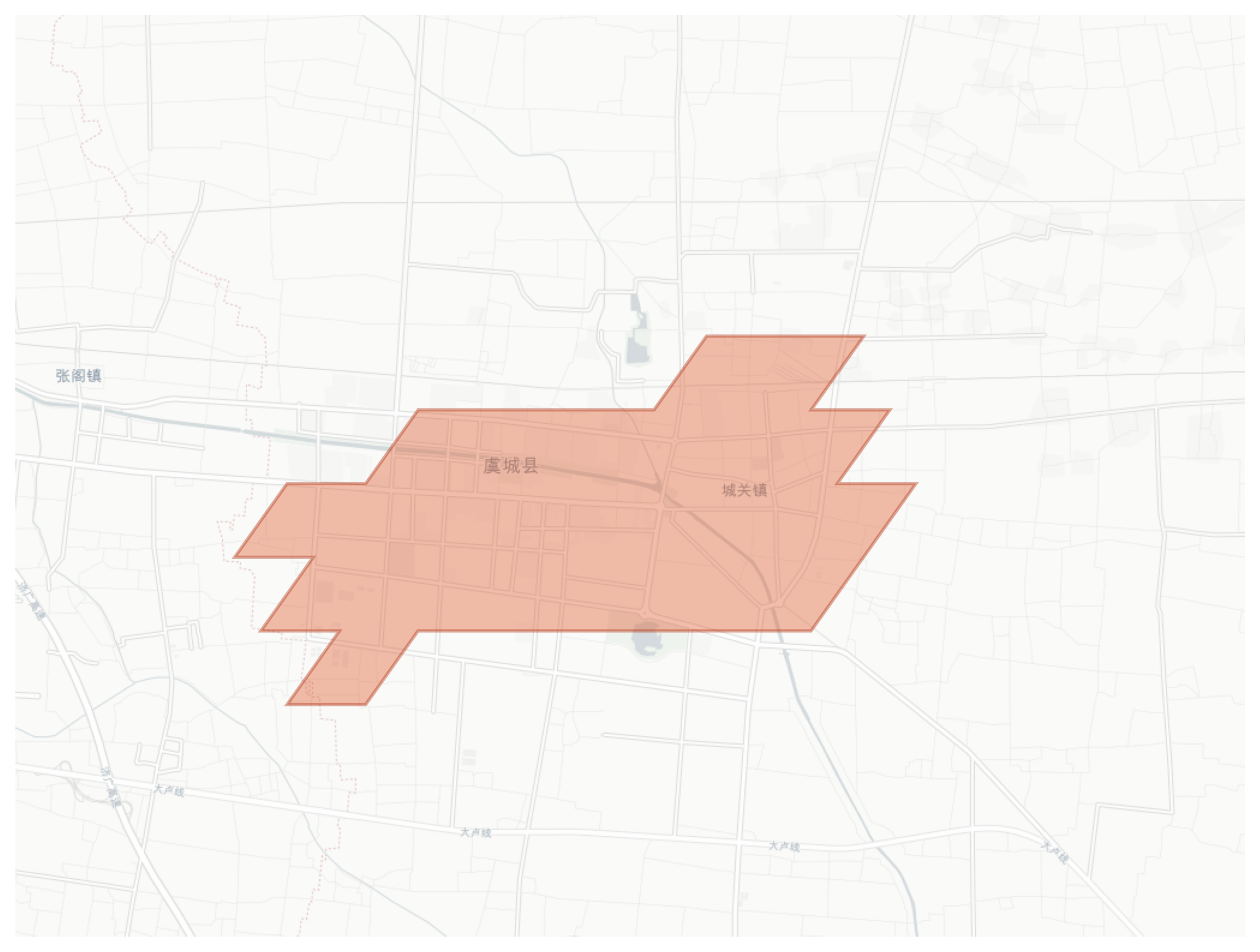 Yucheng geographic map