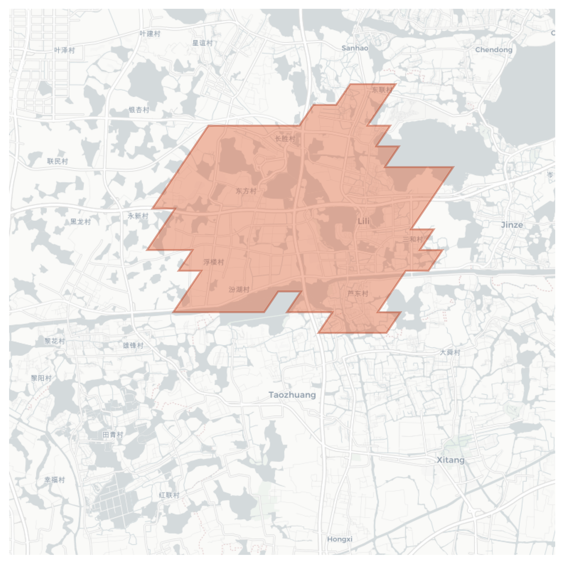 Lili geographic map
