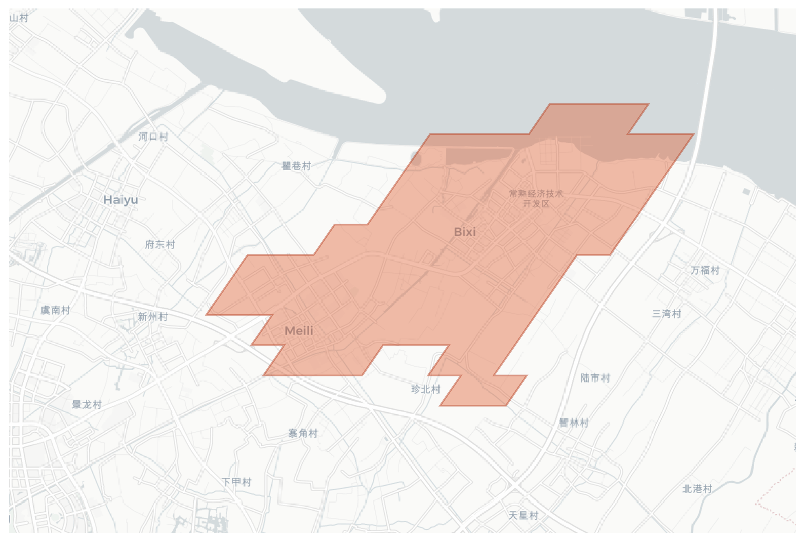 Meili geographic map