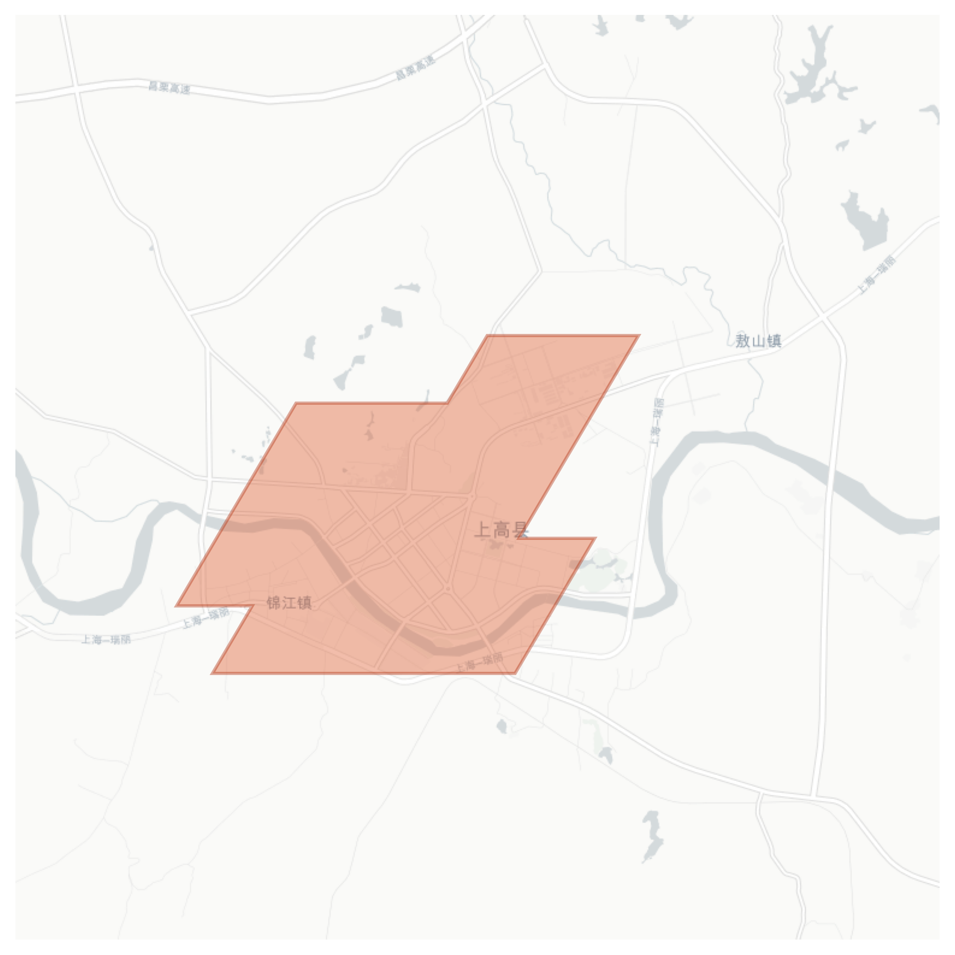 Shanggao geographic map
