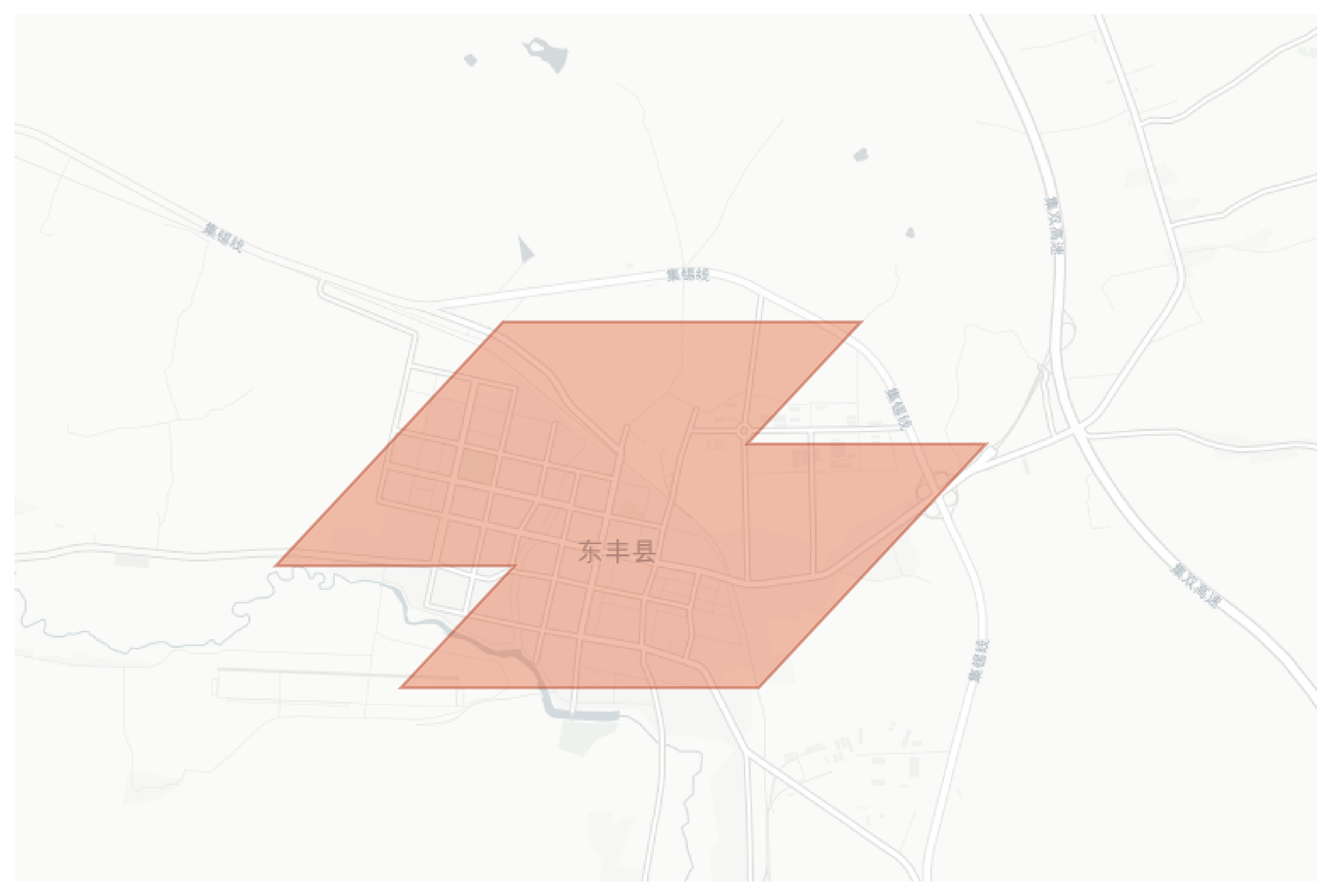 Dongfeng geographic map