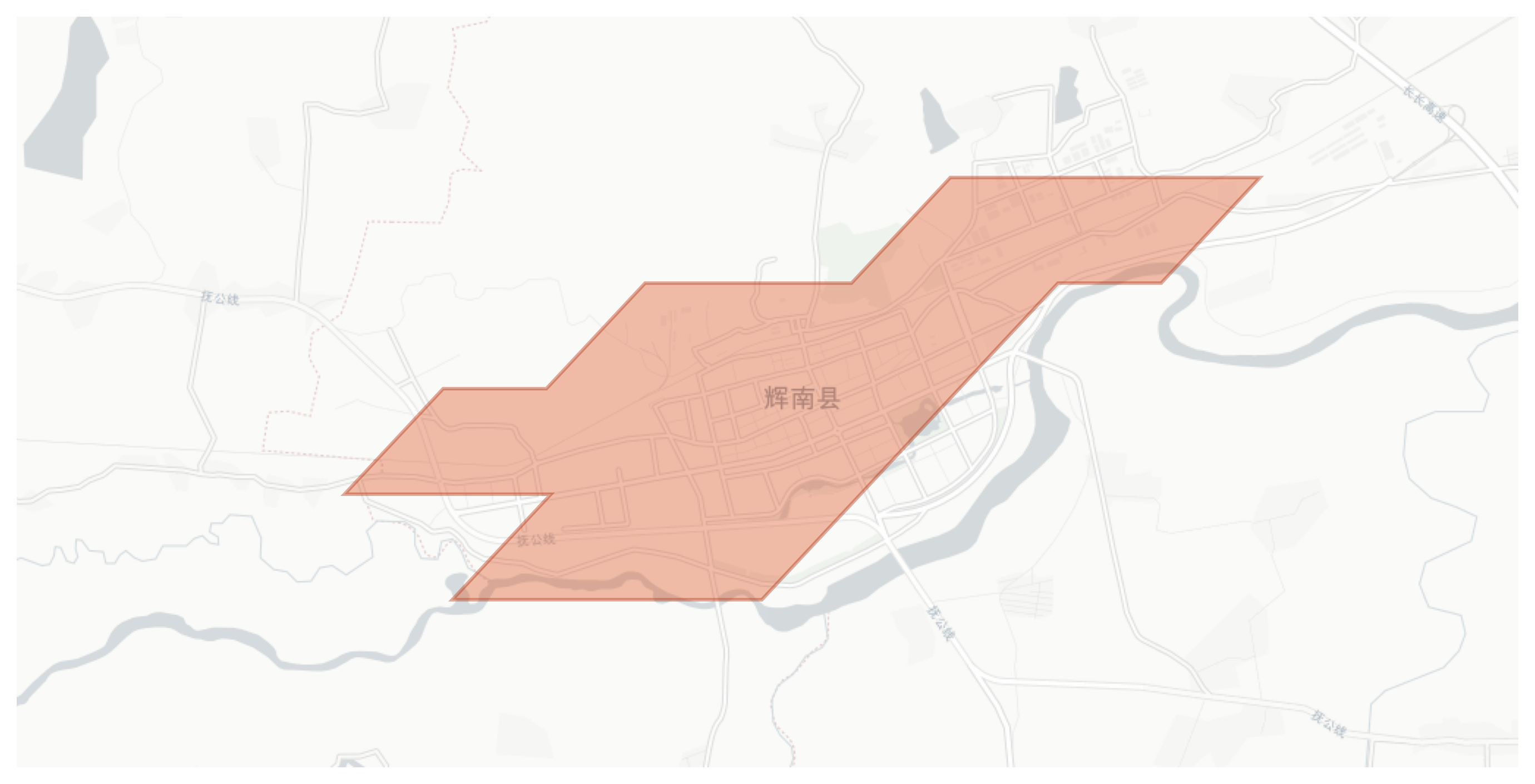 Huinan geographic map