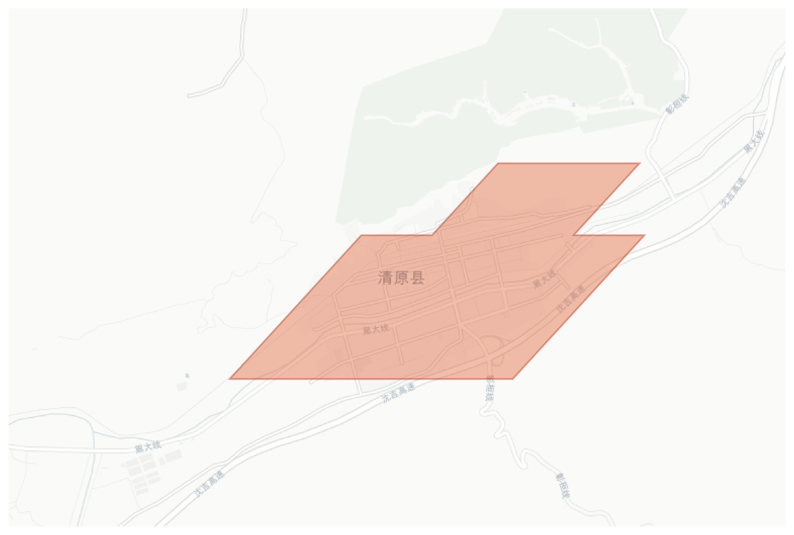 Qingyuan geographic map