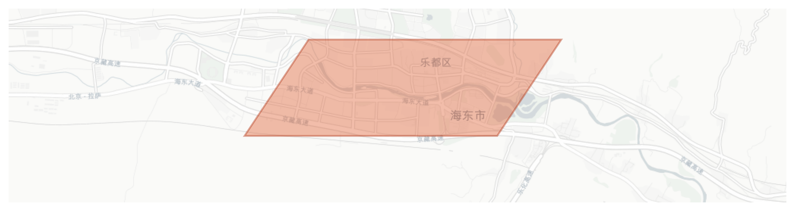 Haidong geographic map