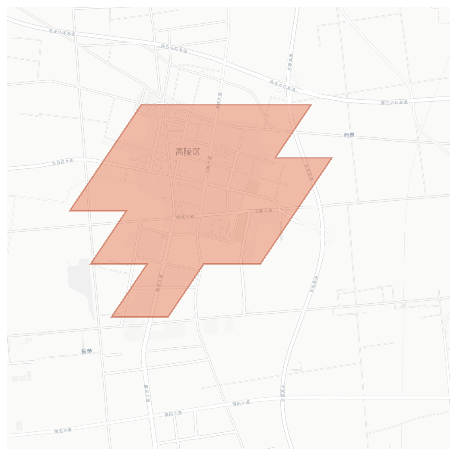 Gaoling geographic map