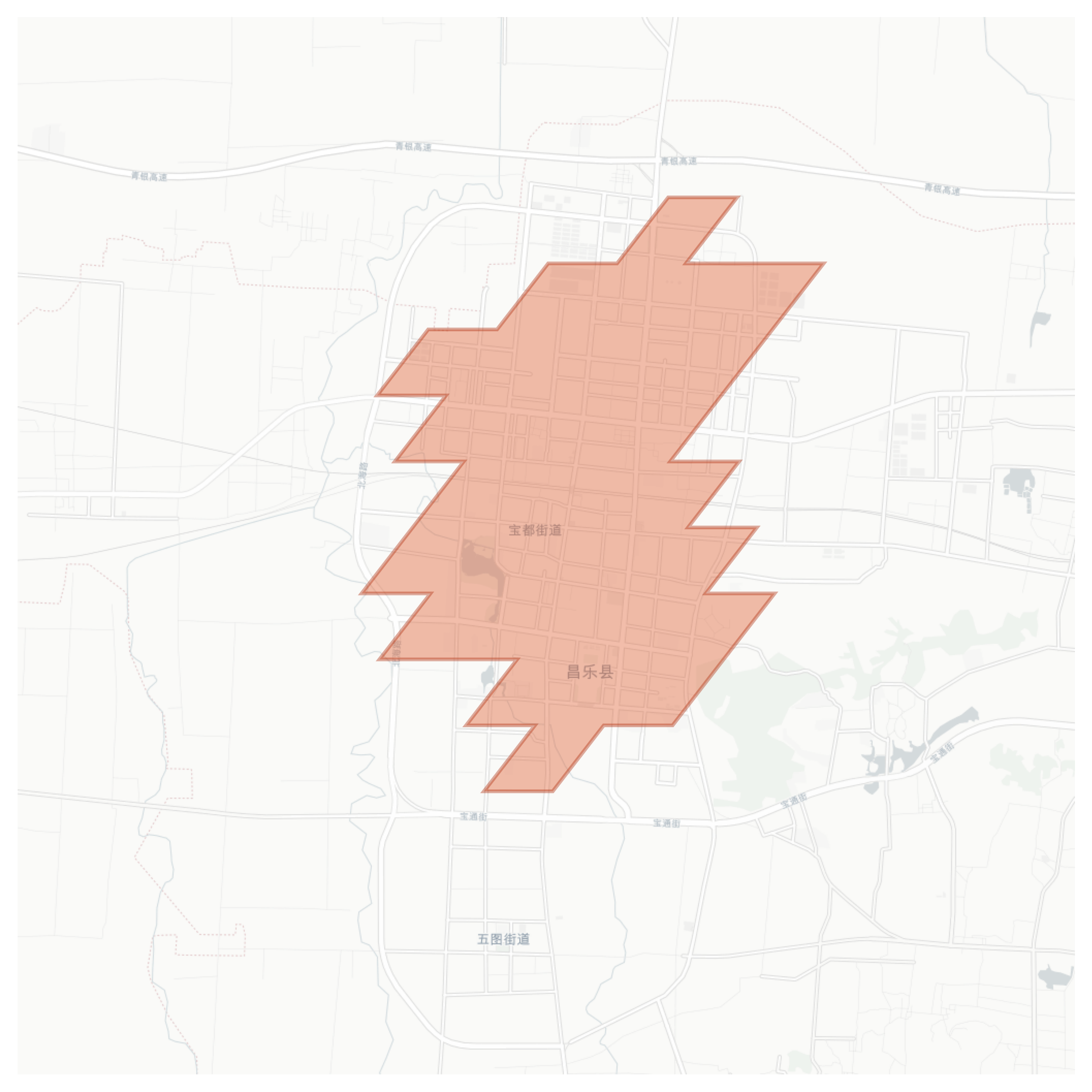 Changle geographic map