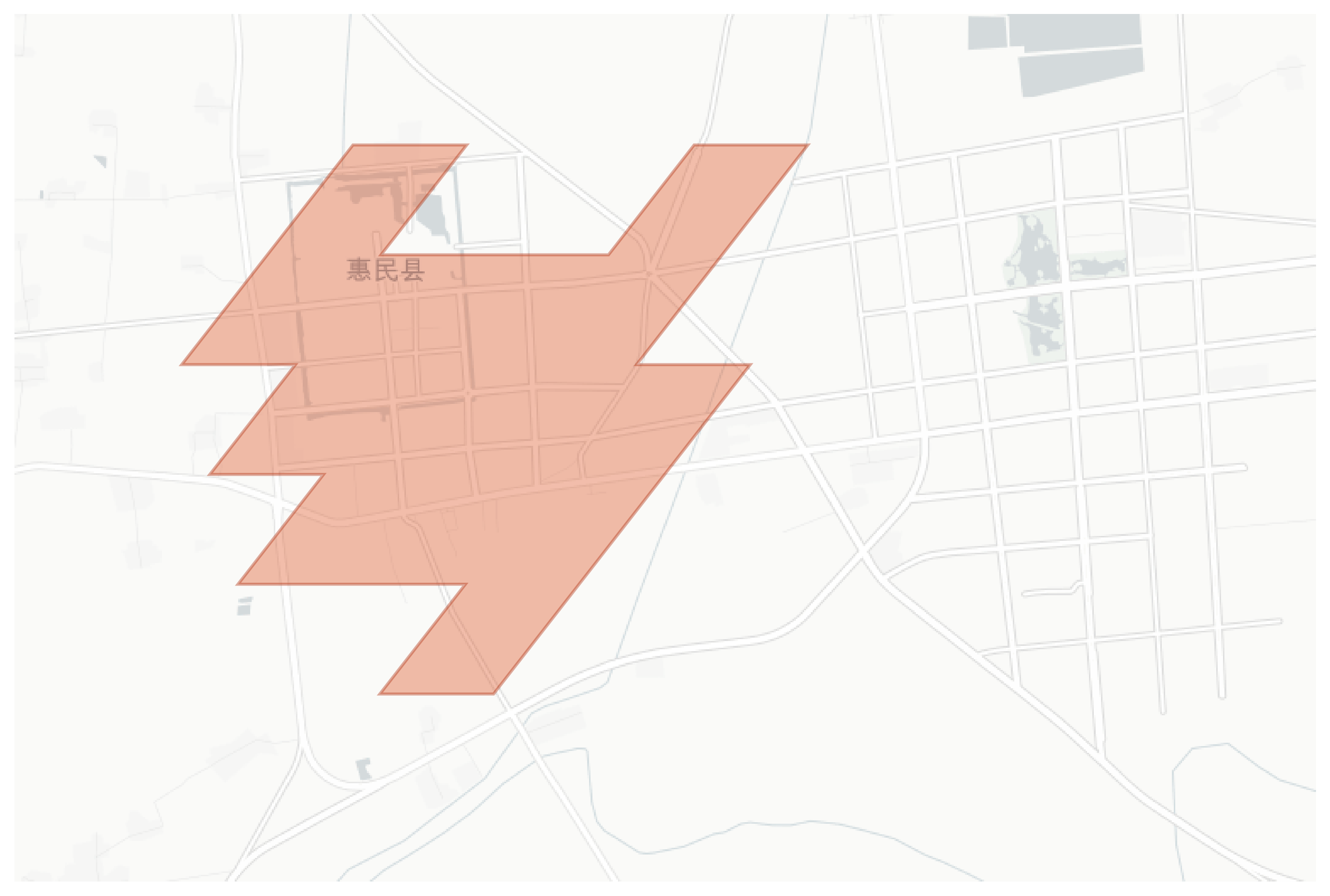 Huimin geographic map