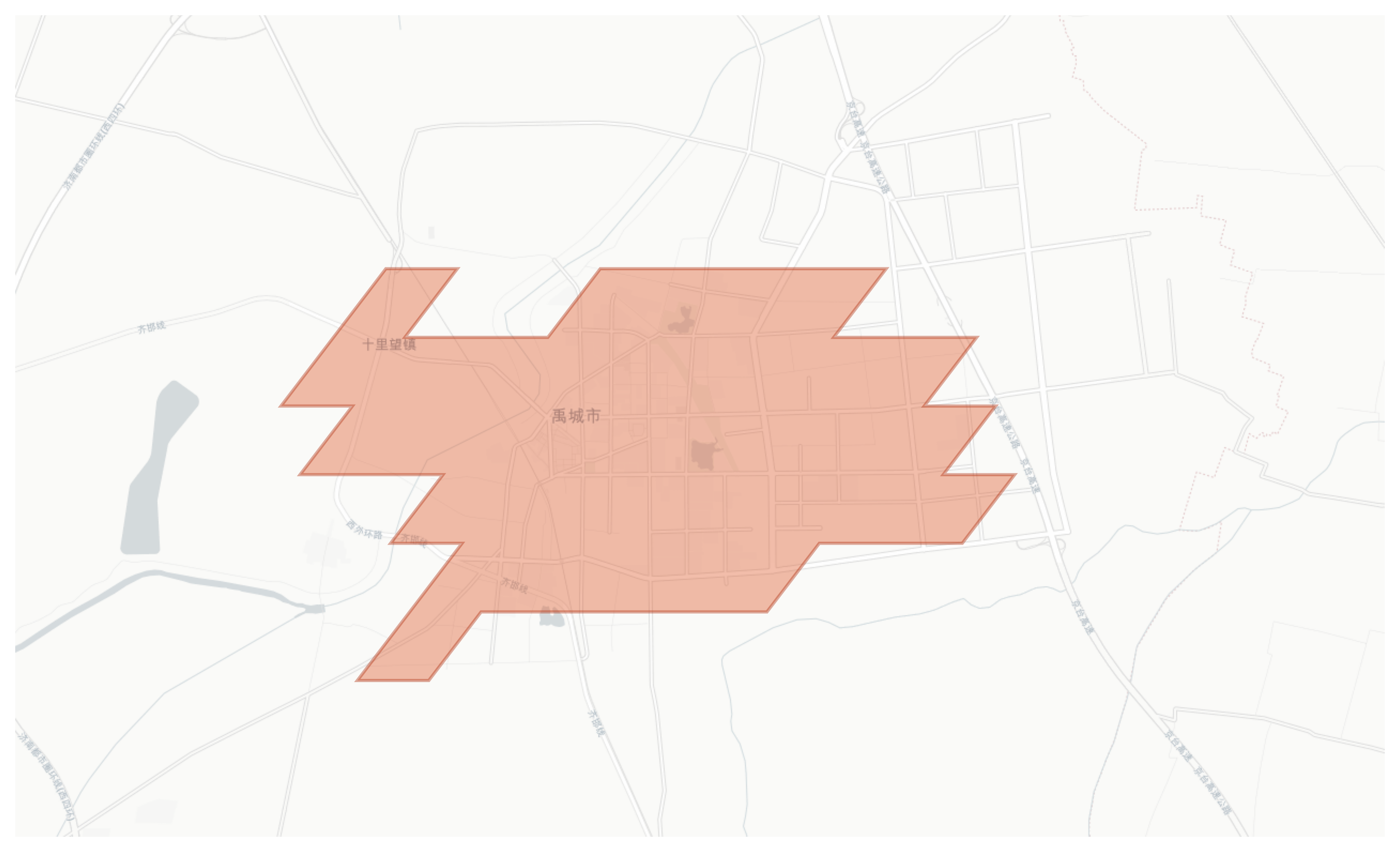 Yucheng geographic map