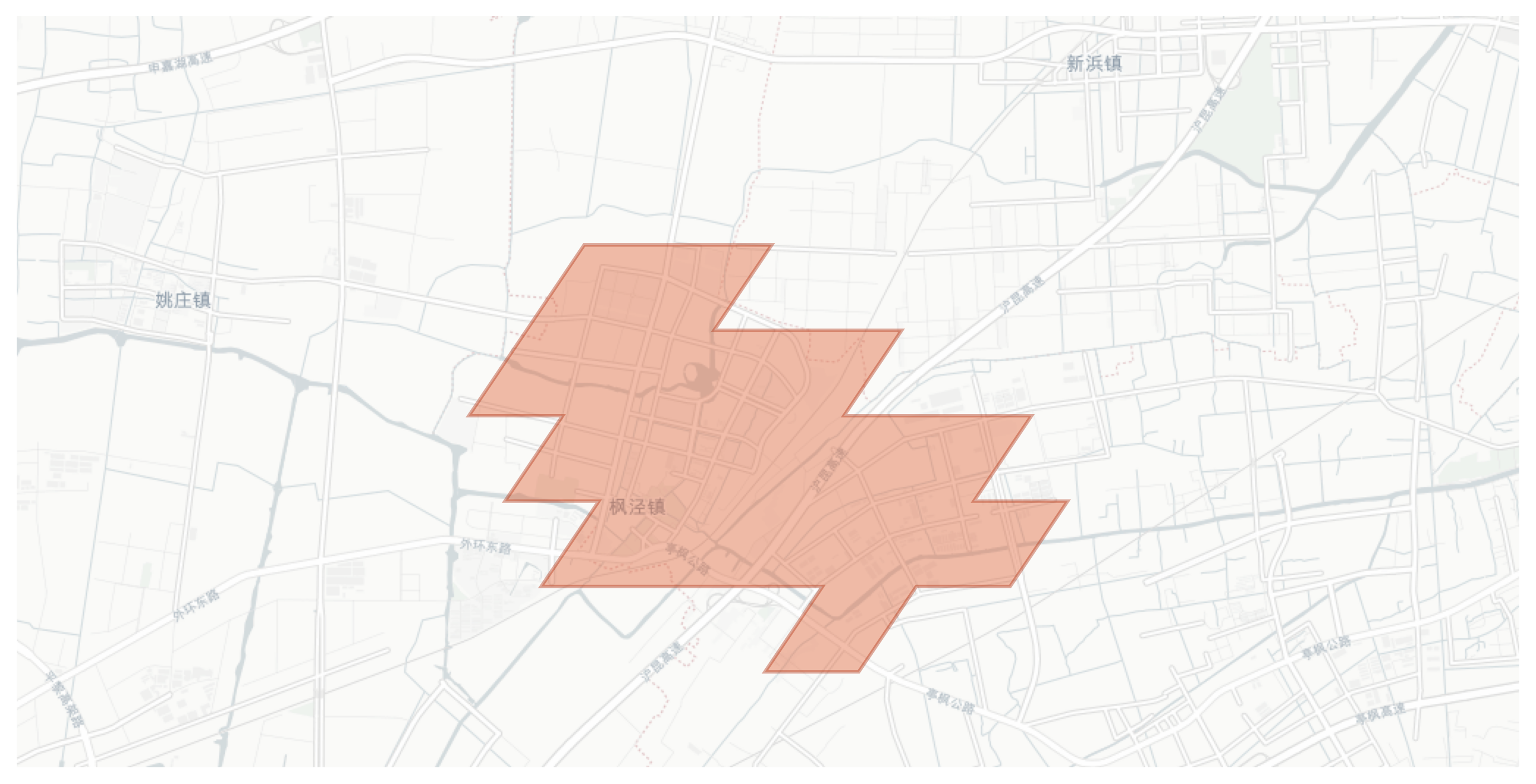 Fengjing geographic map
